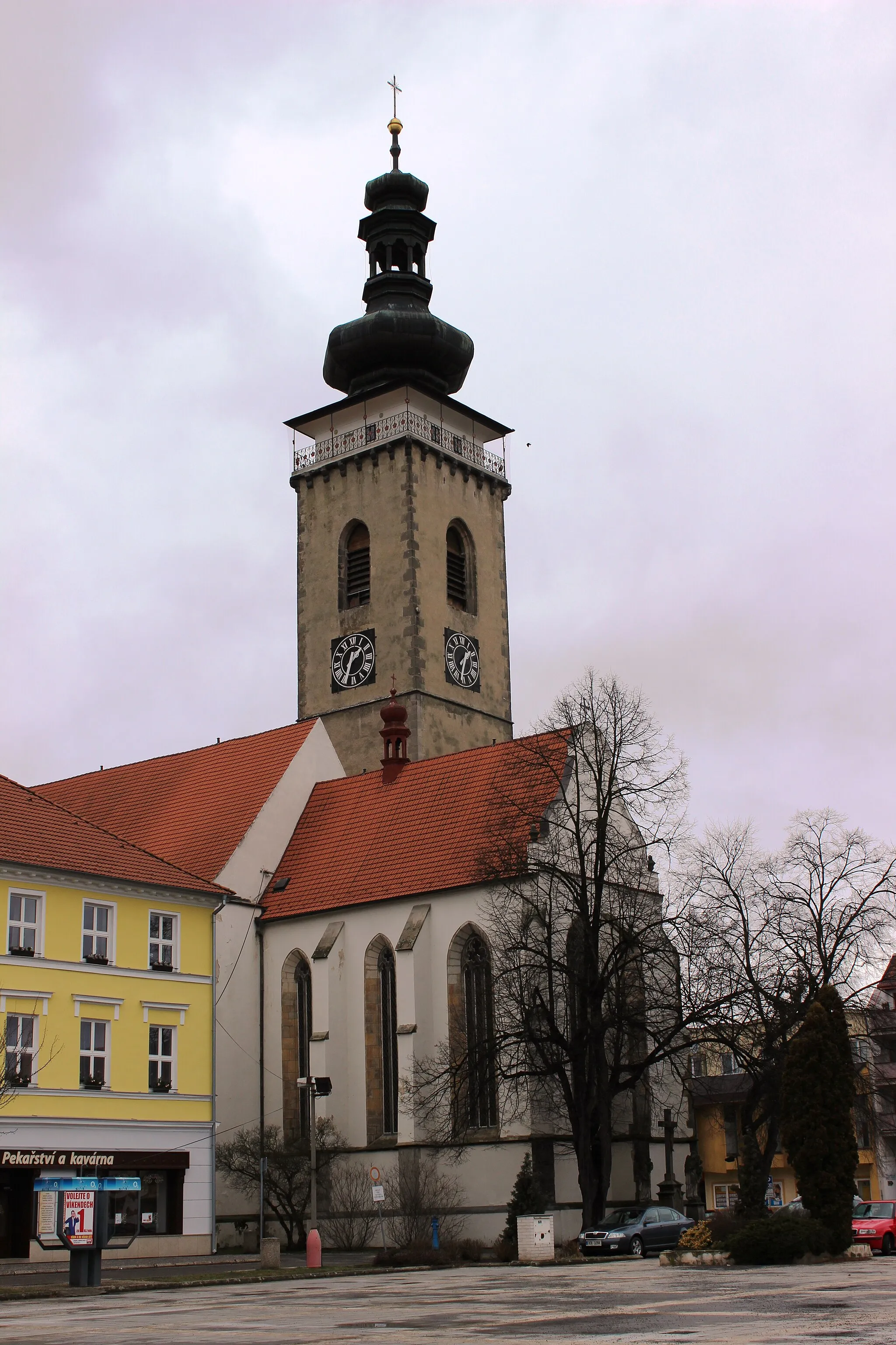 Photo showing: Kostel sv. Petra a Pavla. Soběslav, okres Tábor, Jihočeský kraj. Česká republika.