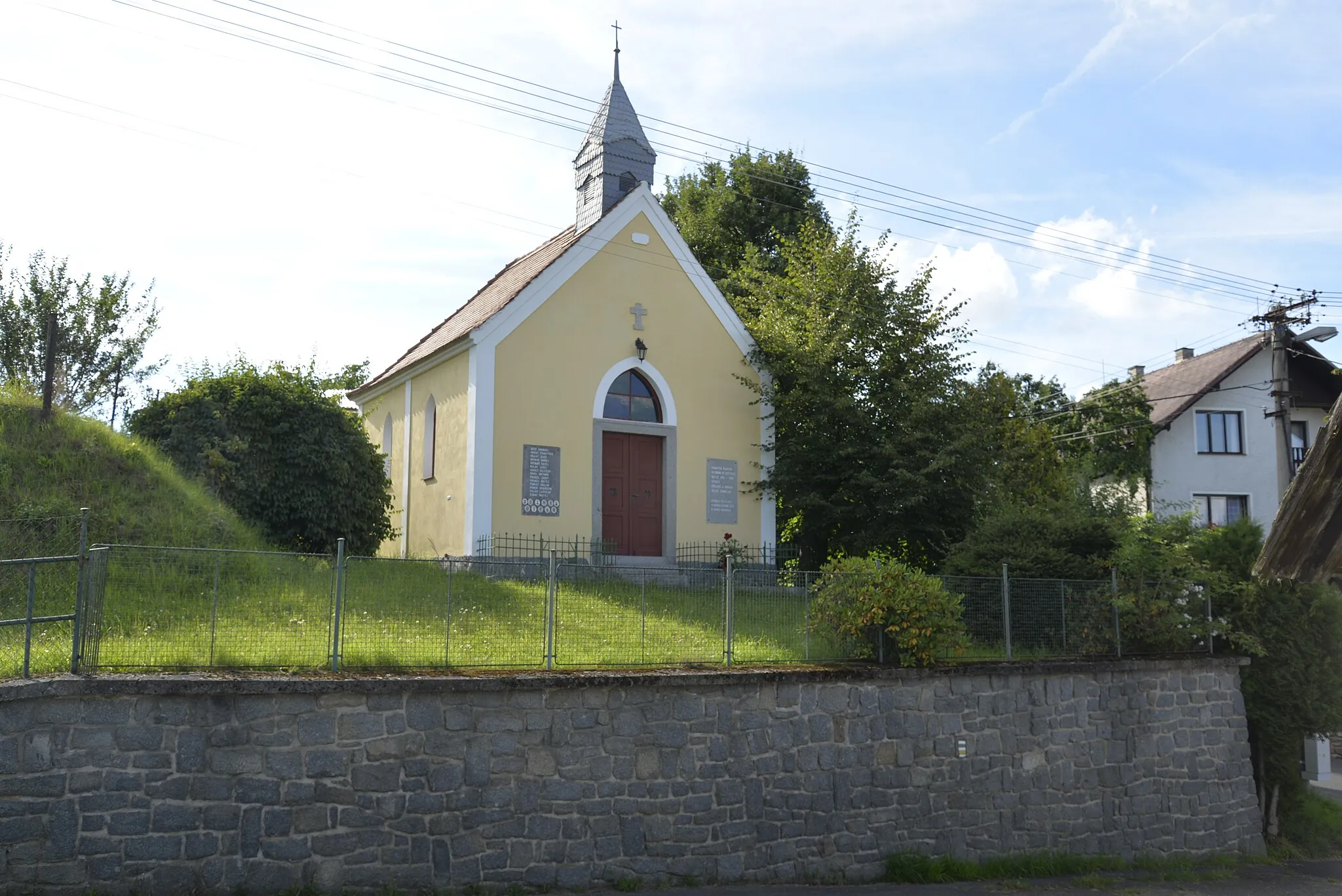 Photo showing: Velká Chmelná, part of  Chmelná - part of city Sušice in Klatovy District, chapel