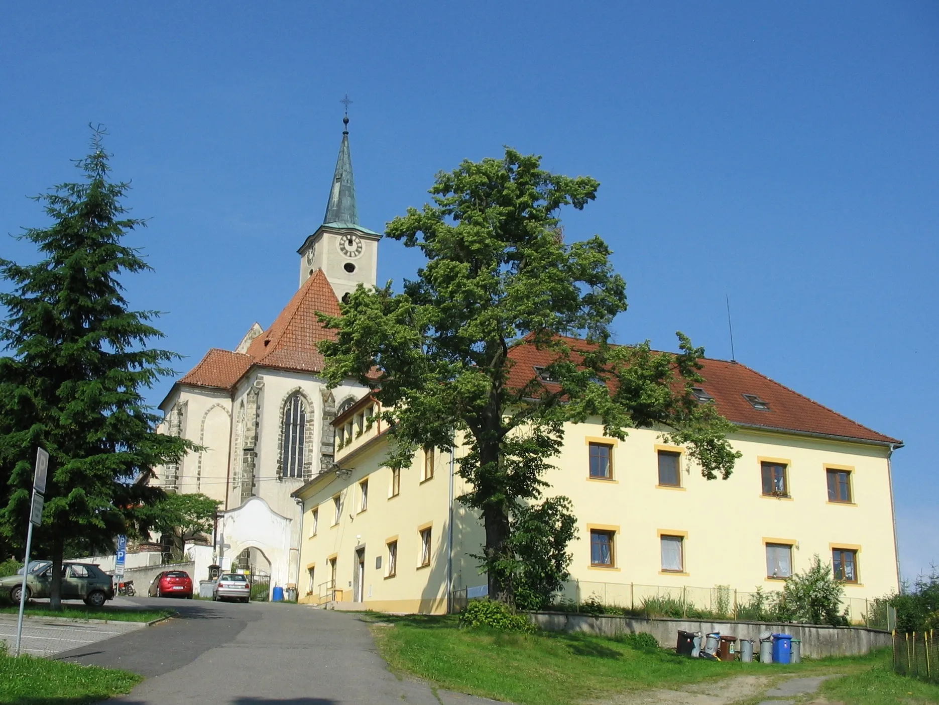 Photo showing: Church of the Assumption of the Virgin Mary in Nezamyslice, Klatovy District, Czech Republic