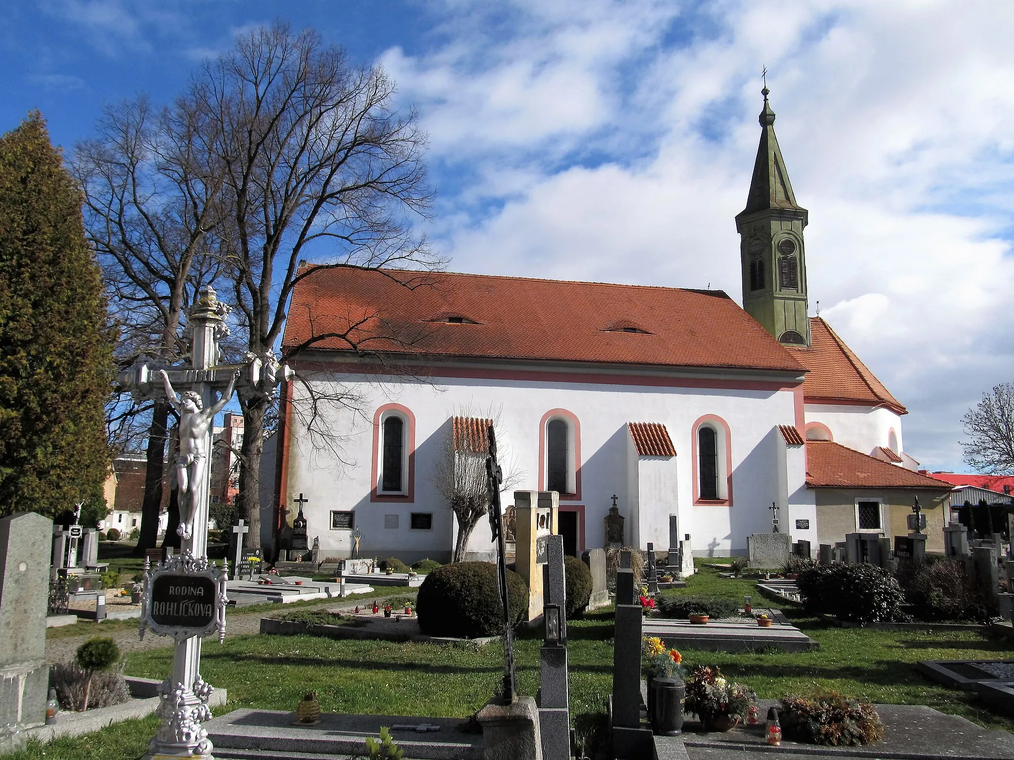 Photo showing: Hřbitovní kostel sv. Jana Křtitele