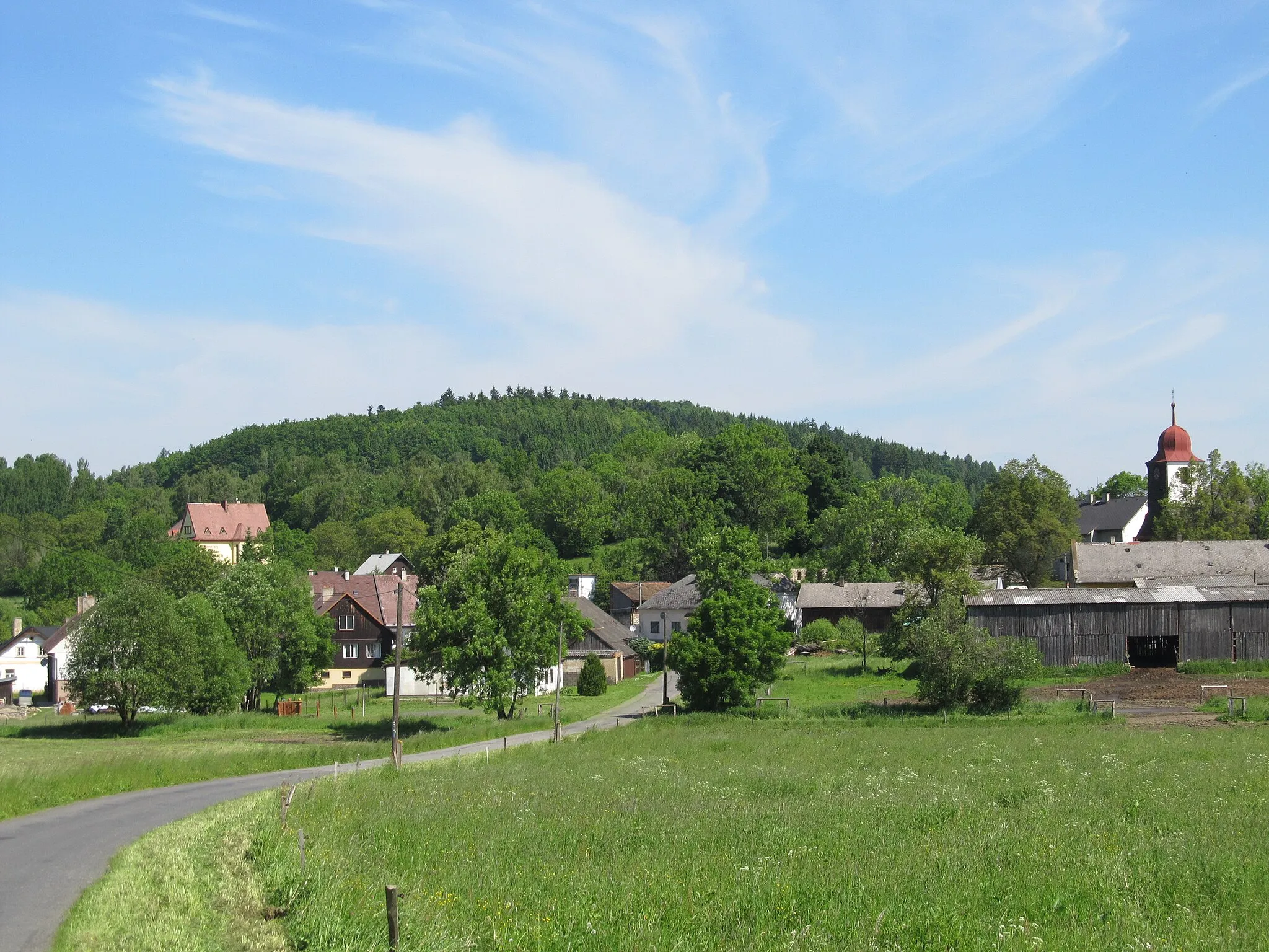 Photo showing: Děpoltice - pohled na obec
