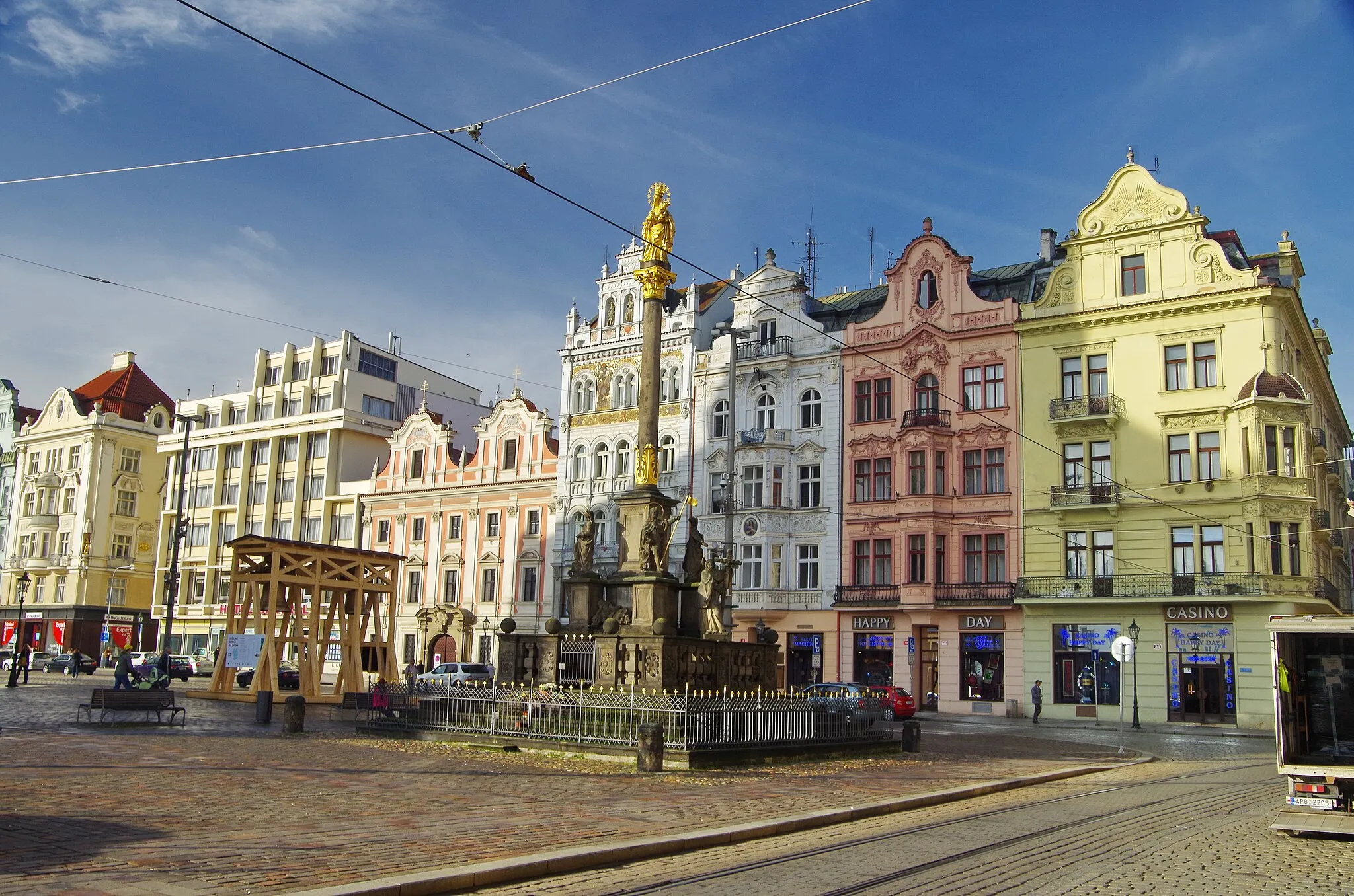 Photo showing: Am Platz der Republik, Vordergrund Pestsäule