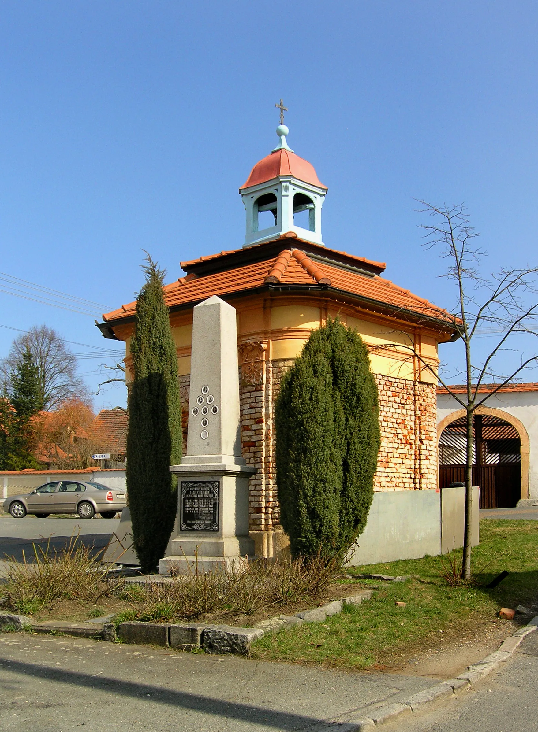 Photo showing: Chapel in Červený Hrádek, part of Plzeň town, Czech Republic