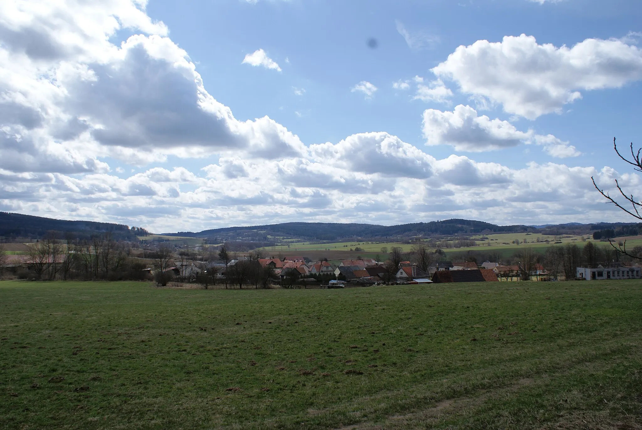 Photo showing: Klikařov, village in Plzeň jih district, Czech Republic, general view.