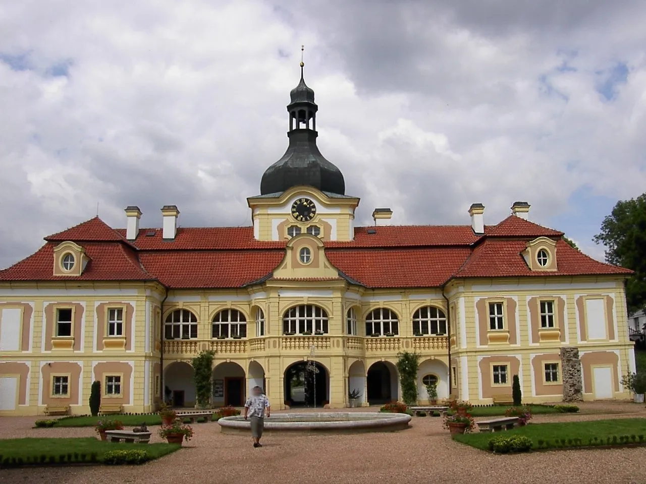 Photo showing: Zámek v Nebílovech (PJ).