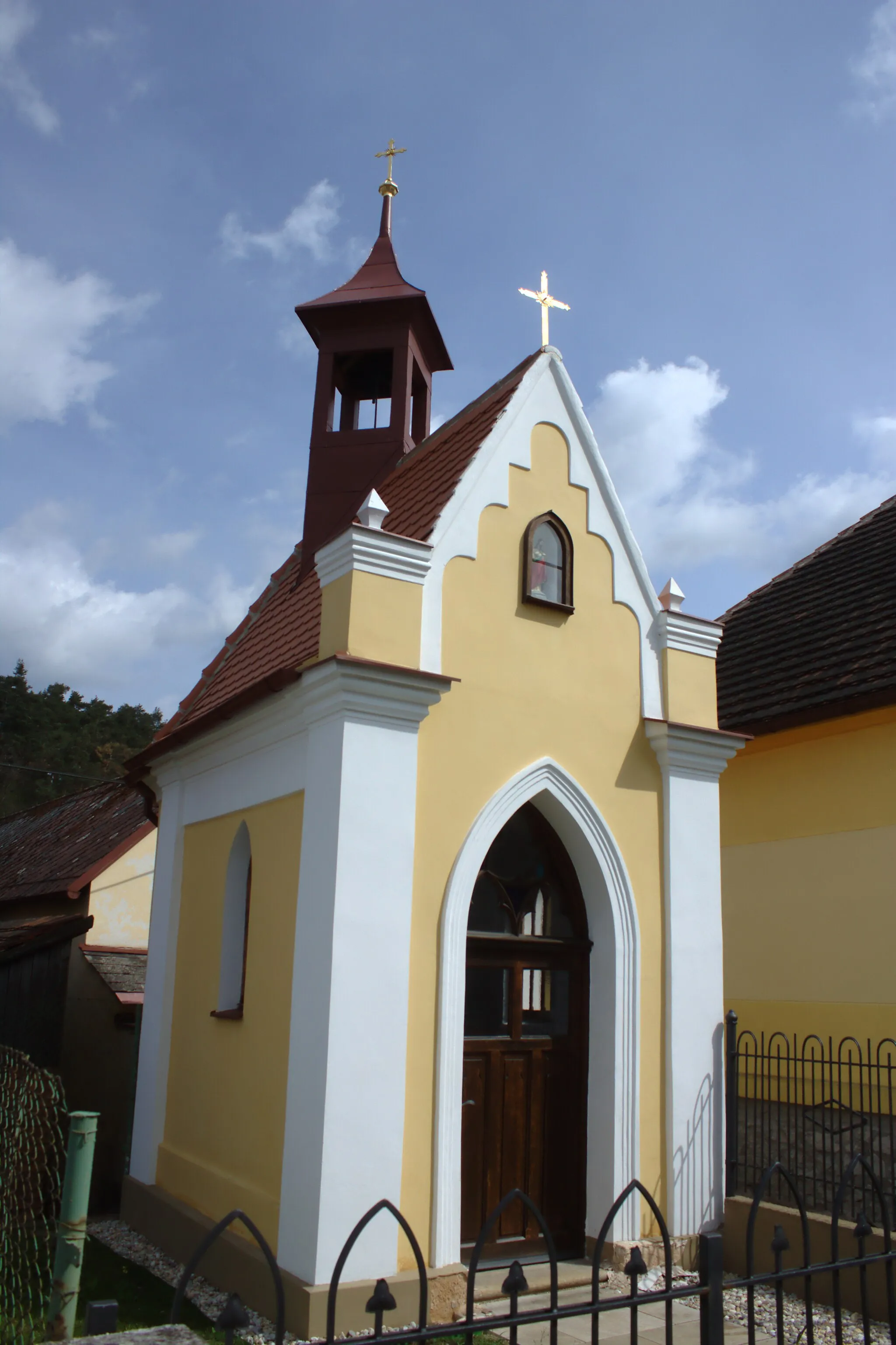 Photo showing: A chapel in the village of Dolce, Plzeň Region, CZ