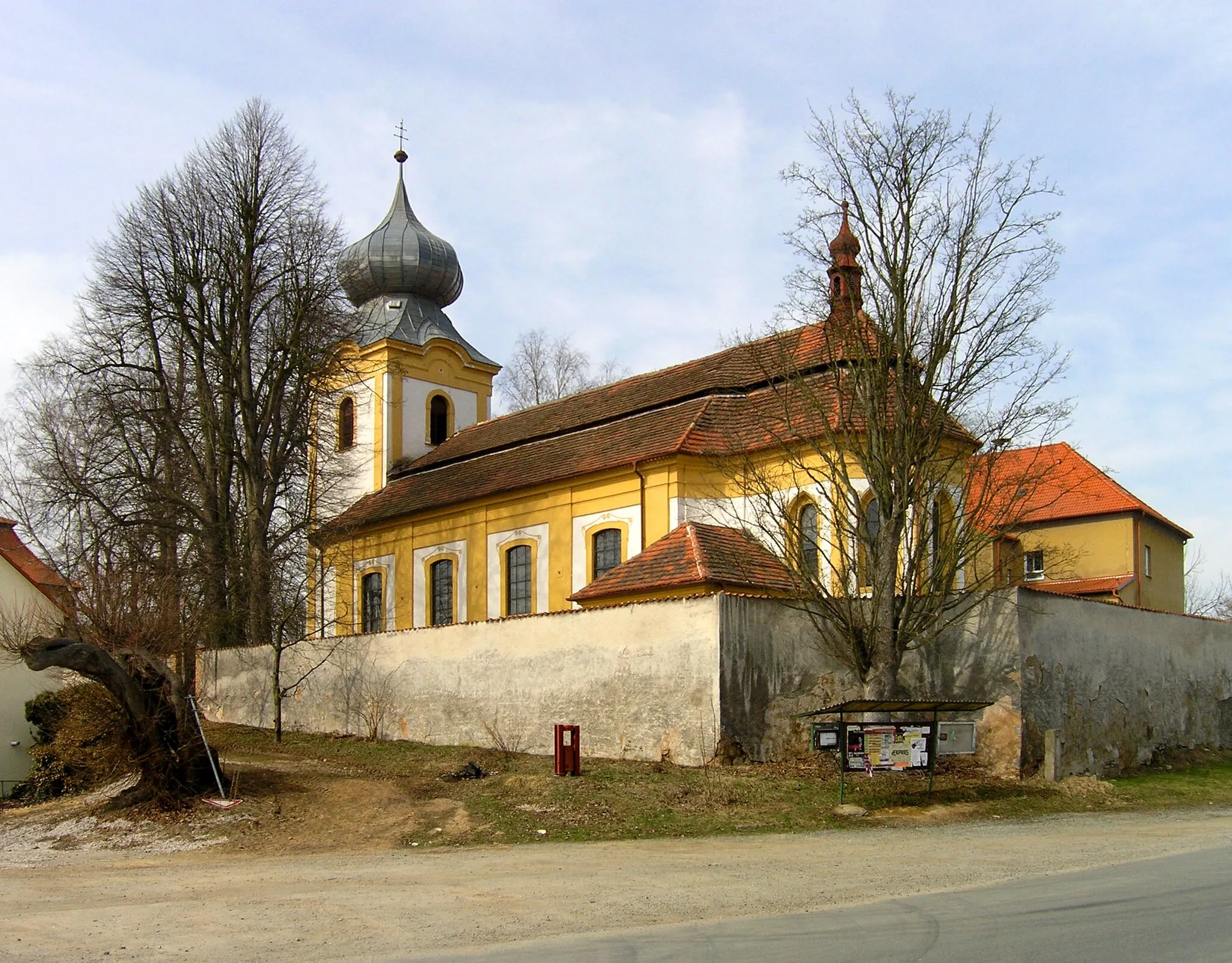 Photo showing: Church in Ledce village, Czech Republic