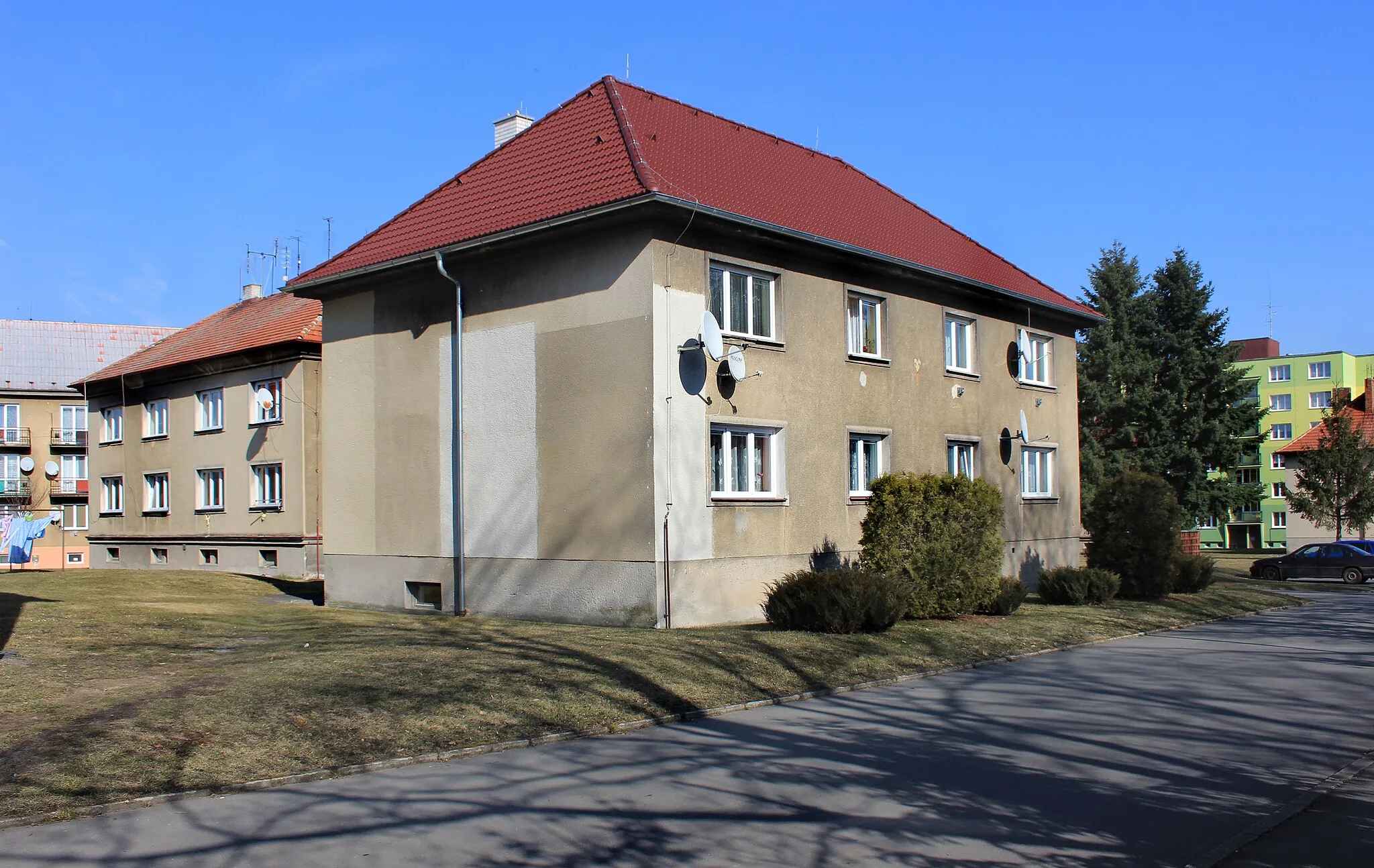 Photo showing: Housing estate in Heřmanova Huť, Czech Republic.