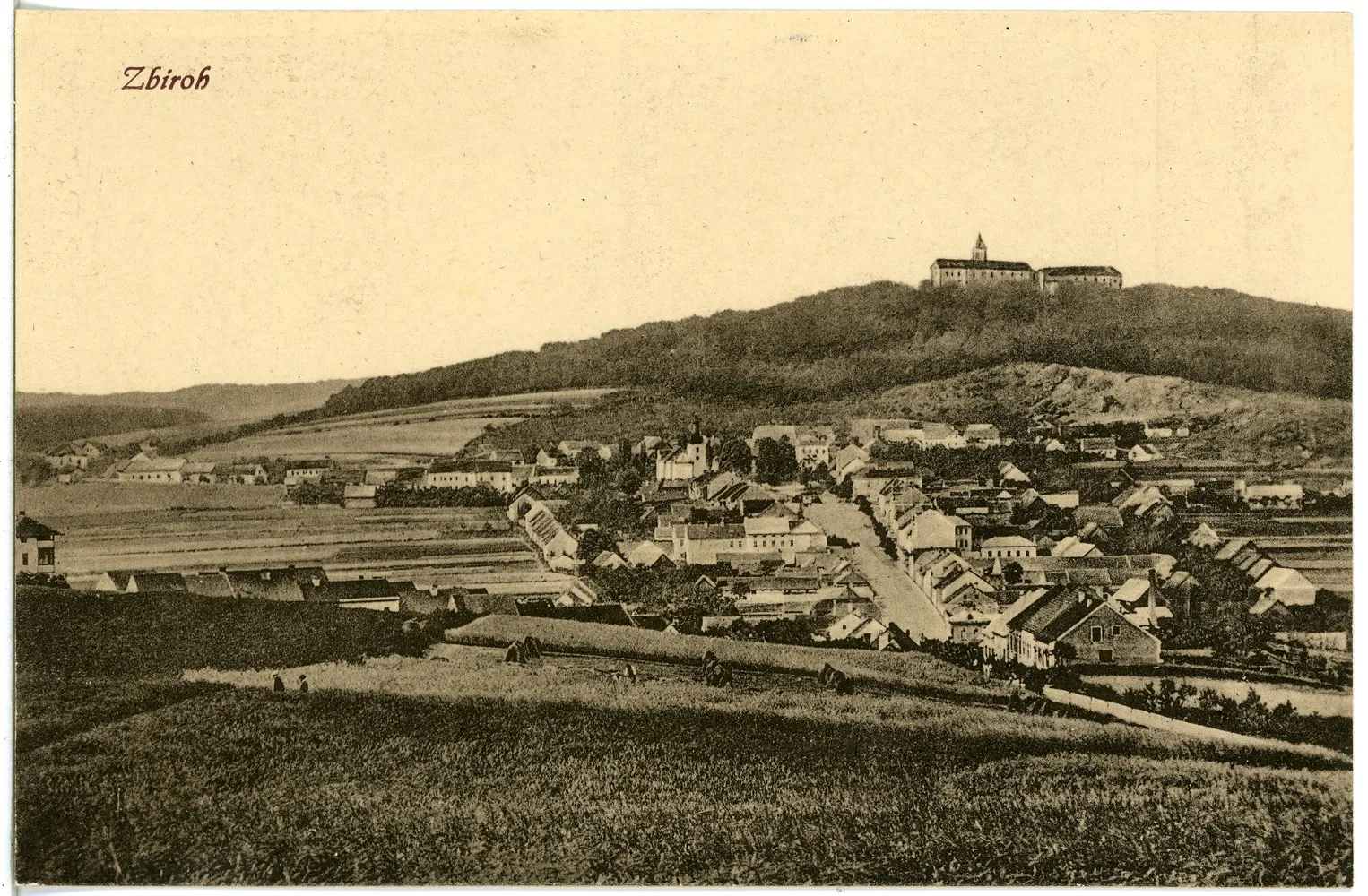 Photo showing: Zbiroh; Blick auf Zbiroh