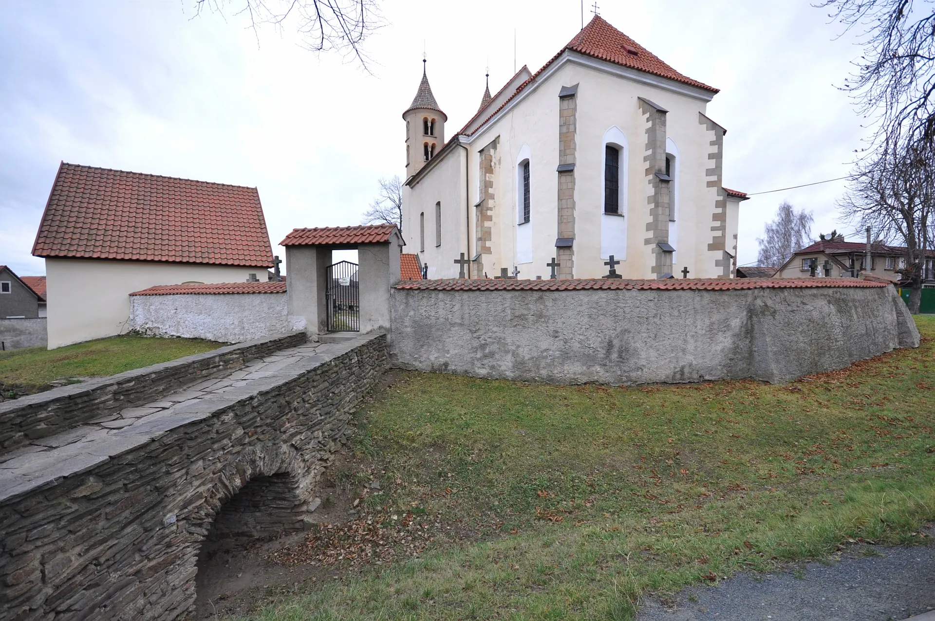 Photo showing: Kondrac, kostel sv. Bartoloměje