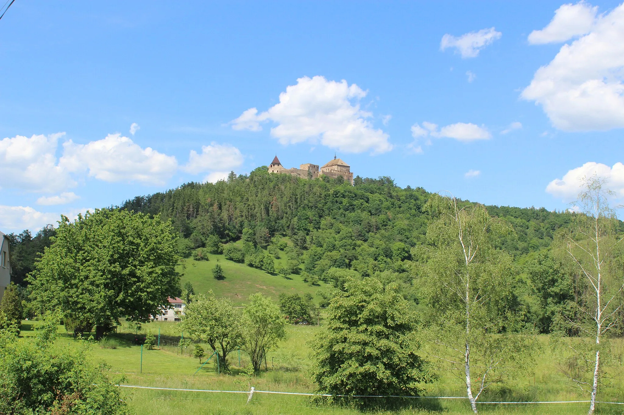 Photo showing: Views of Castle Točník