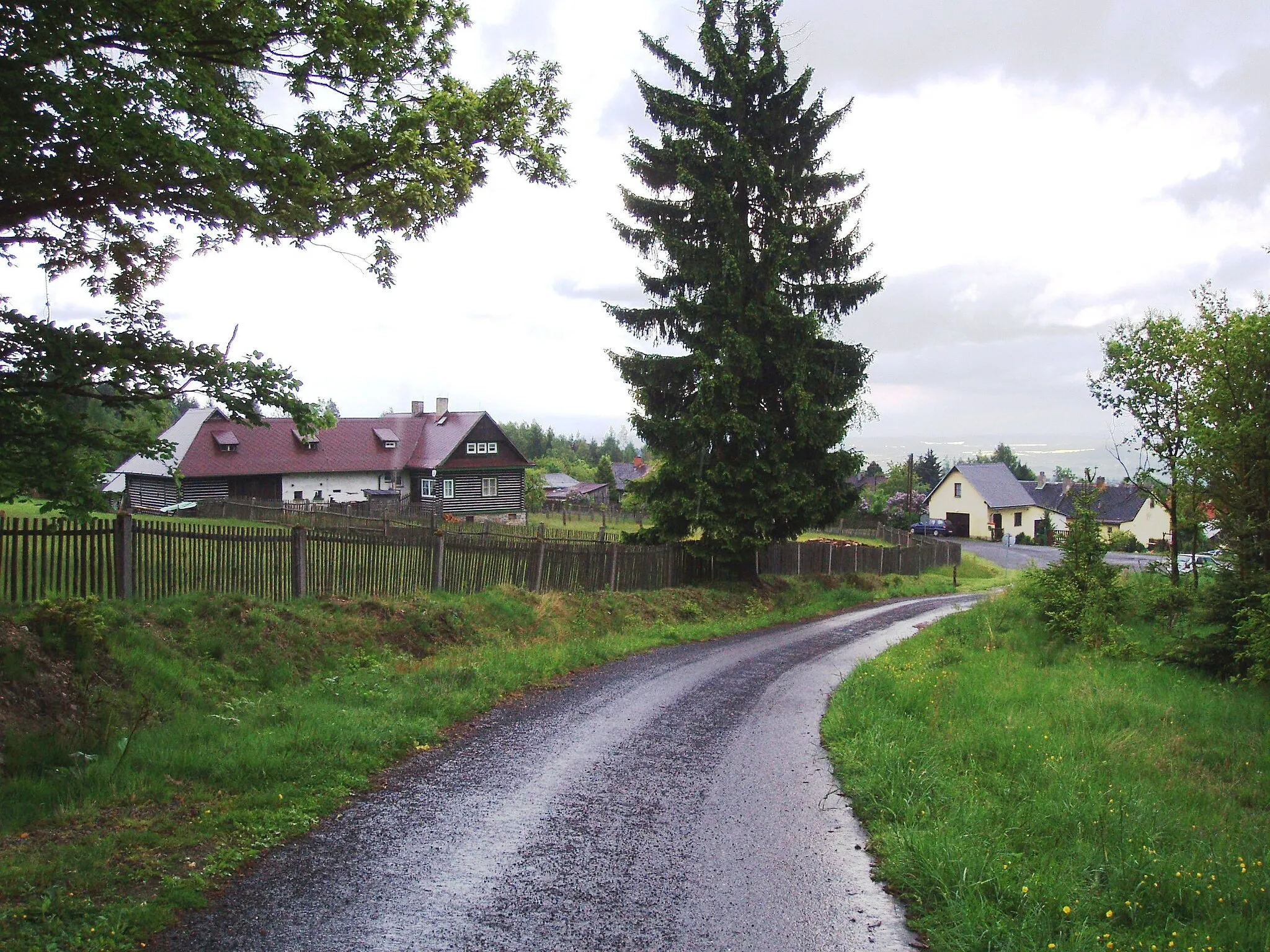 Photo showing: Vesnička Nepomuk pod Brdy