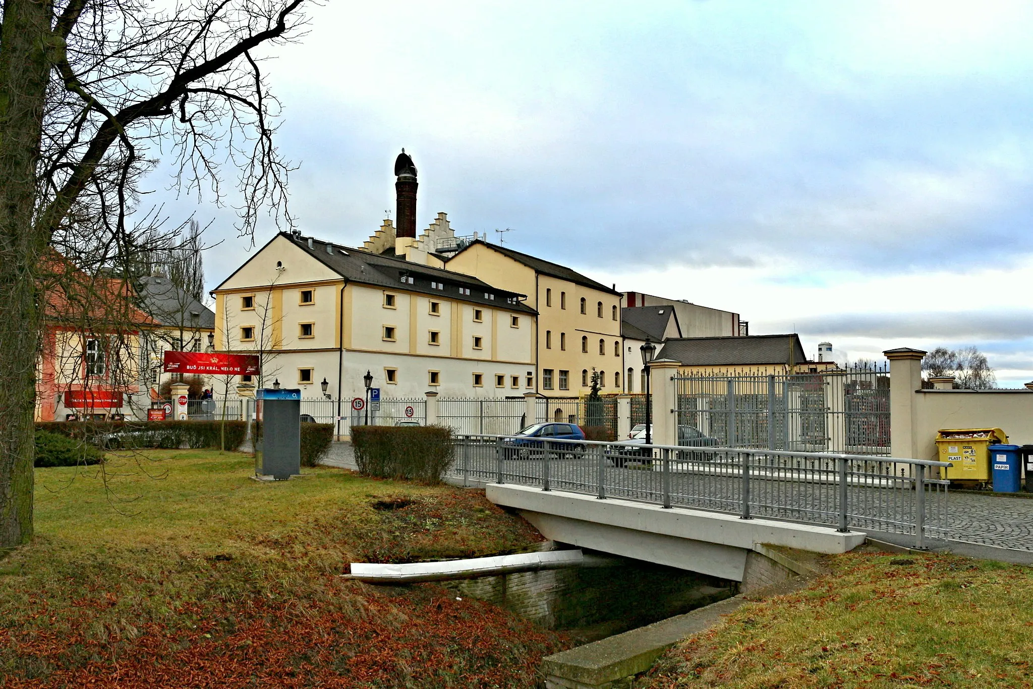 Photo showing: Krušovice pivovar