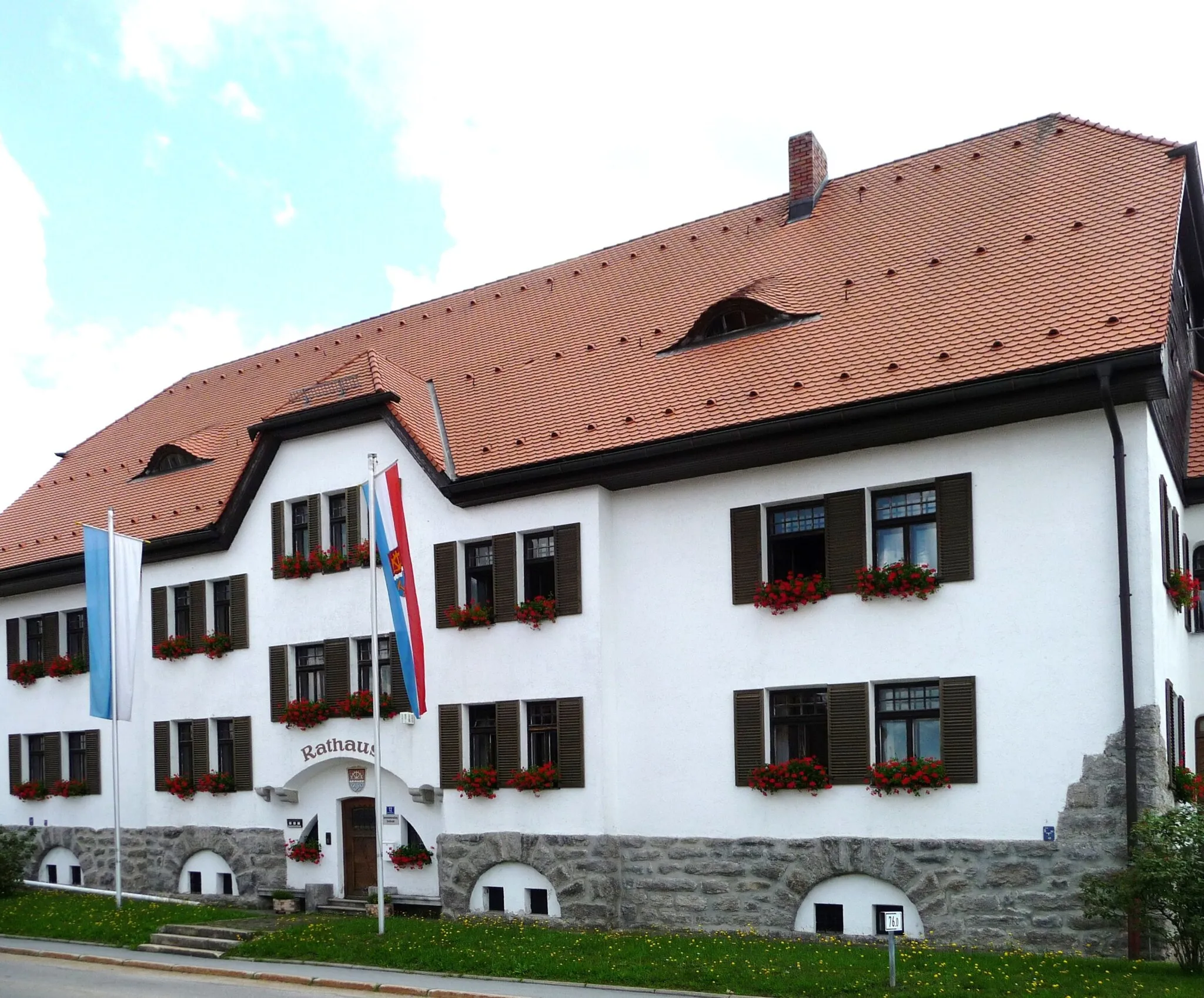 Photo showing: Das Rathaus von Haidmühle