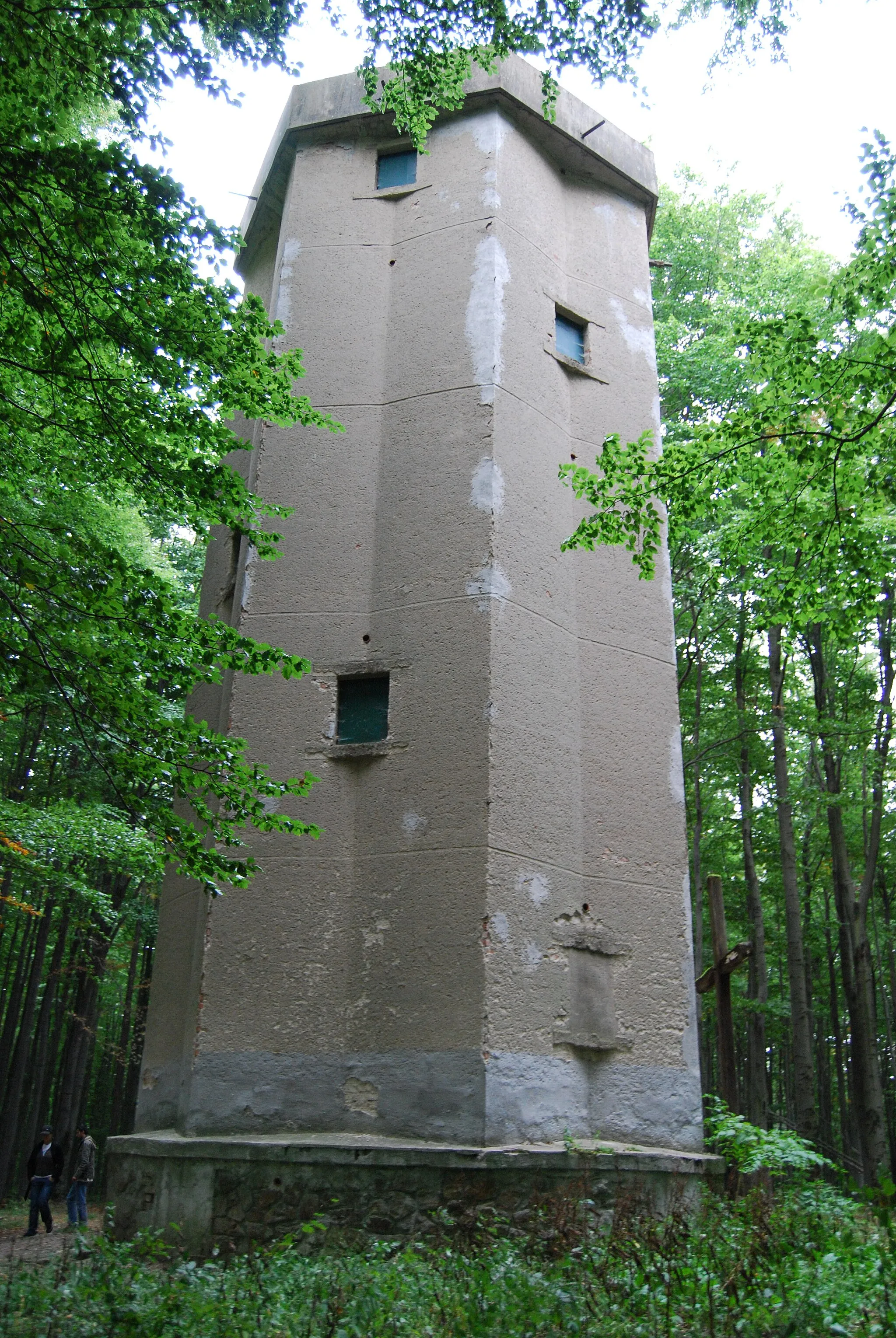 Photo showing: Watchtower in nature reservation Velký a Malý Kamýk near Albrechtice nad Vltavou village in Pisek District, Czech Republic.