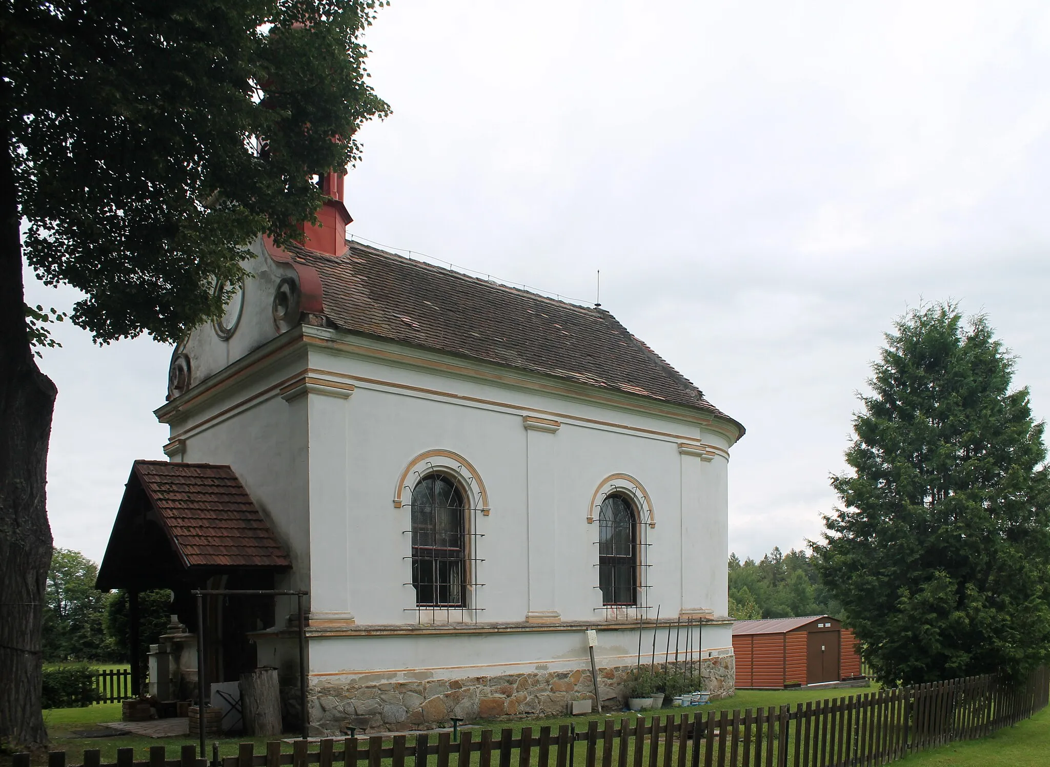 Photo showing: Bývalá kaple sv. Jana Nepomuckého, Jiříkovo Údolí, Petříkov, okres České Budějovice