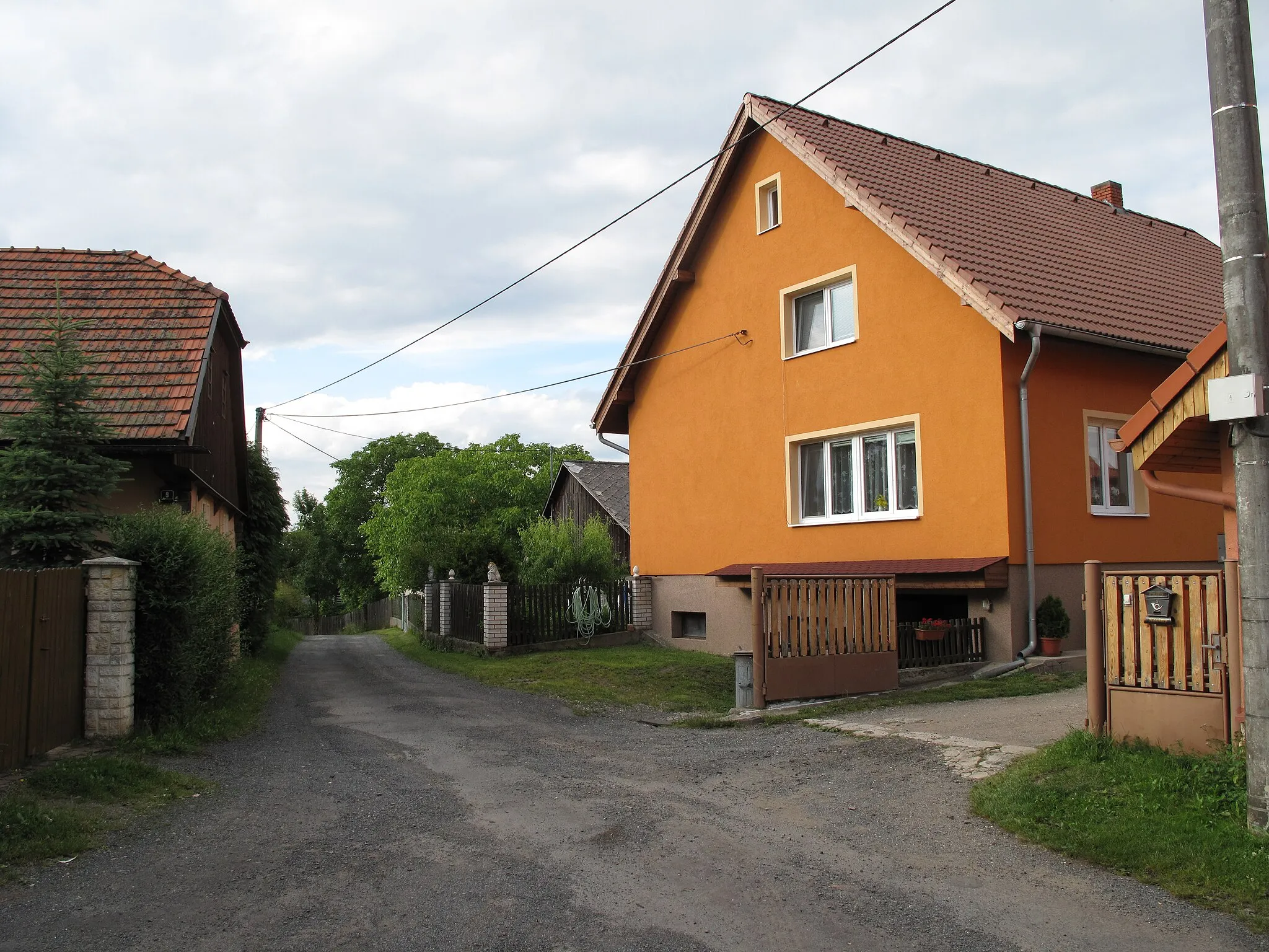 Photo showing: New constructionin Skořice. Rokycany District, Czech Republic.