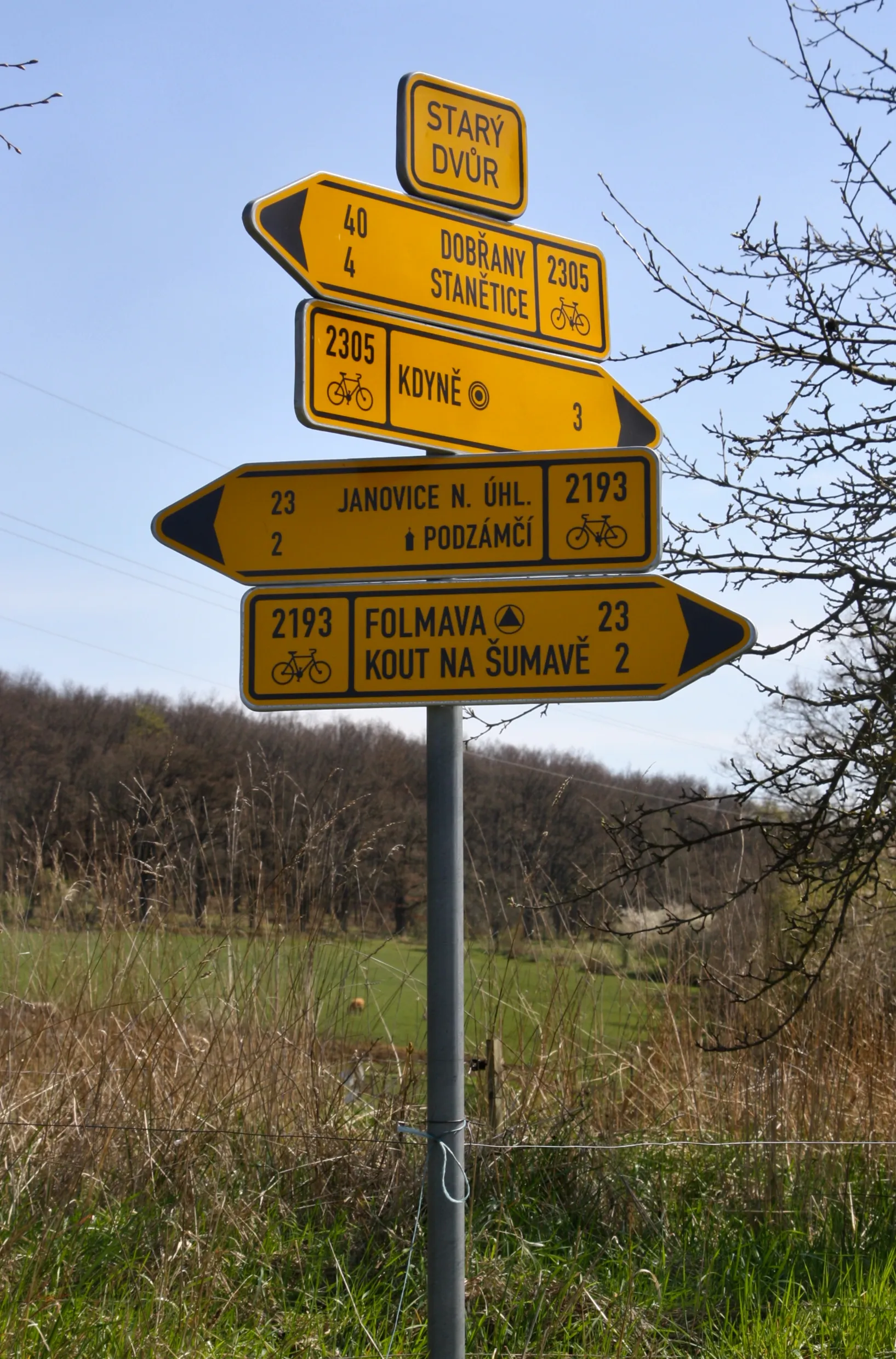 Photo showing: Starý Dvůr, part of Kout na Šumavě, Czech Republic.