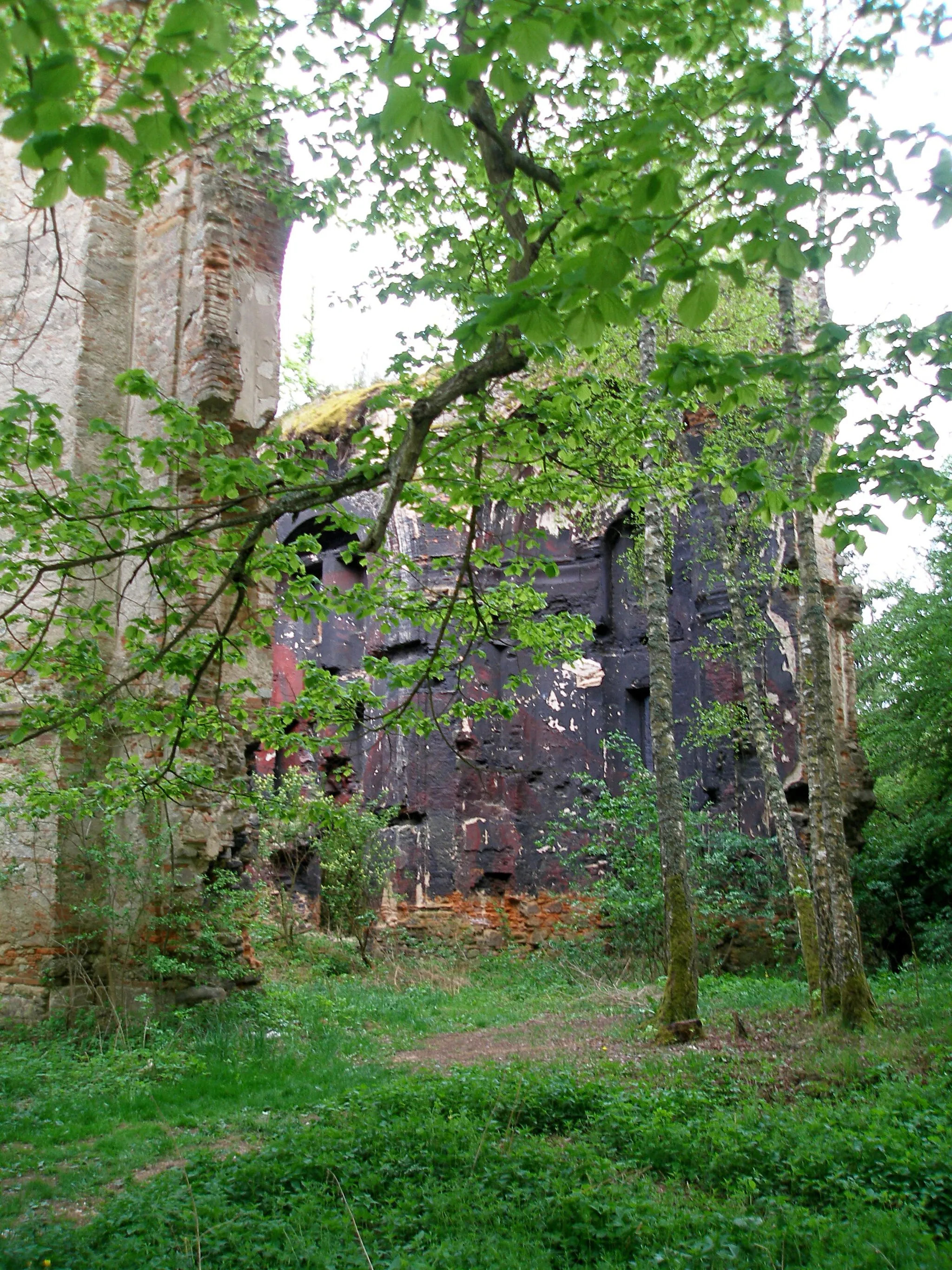 Photo showing: Svatý Jan (Saint John) by Kočov - the ruin of the church from the north-north-west