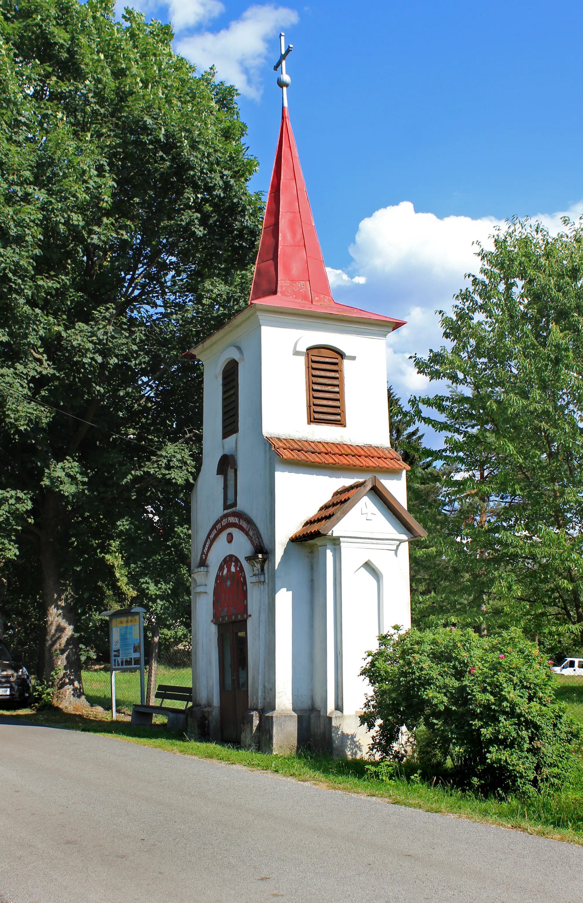 Photo showing: Chapel in Zvůle, part of Kunžak, Czech Republic.