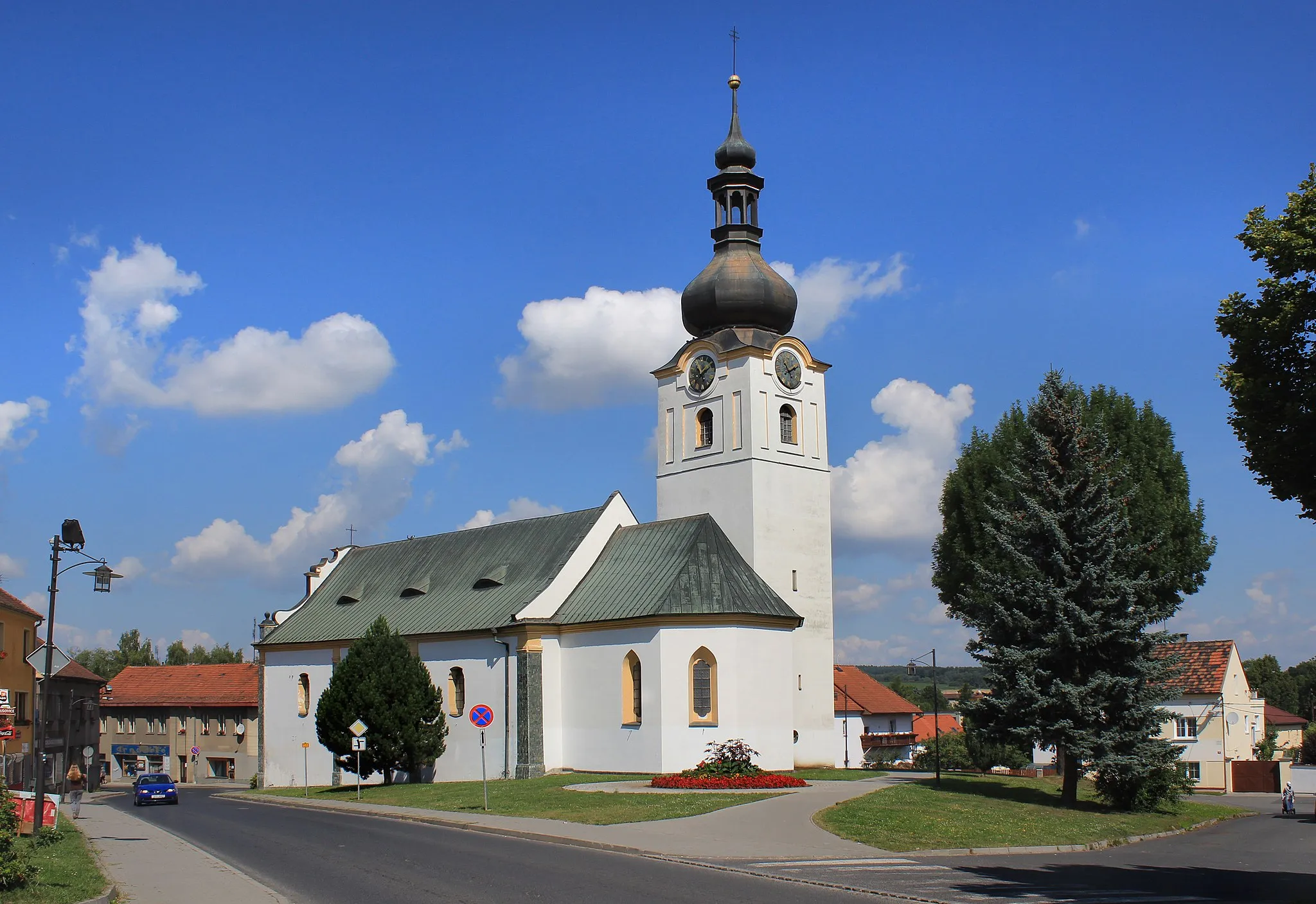Photo showing: Church of James the Greater in Staňkov, Czech Republic.