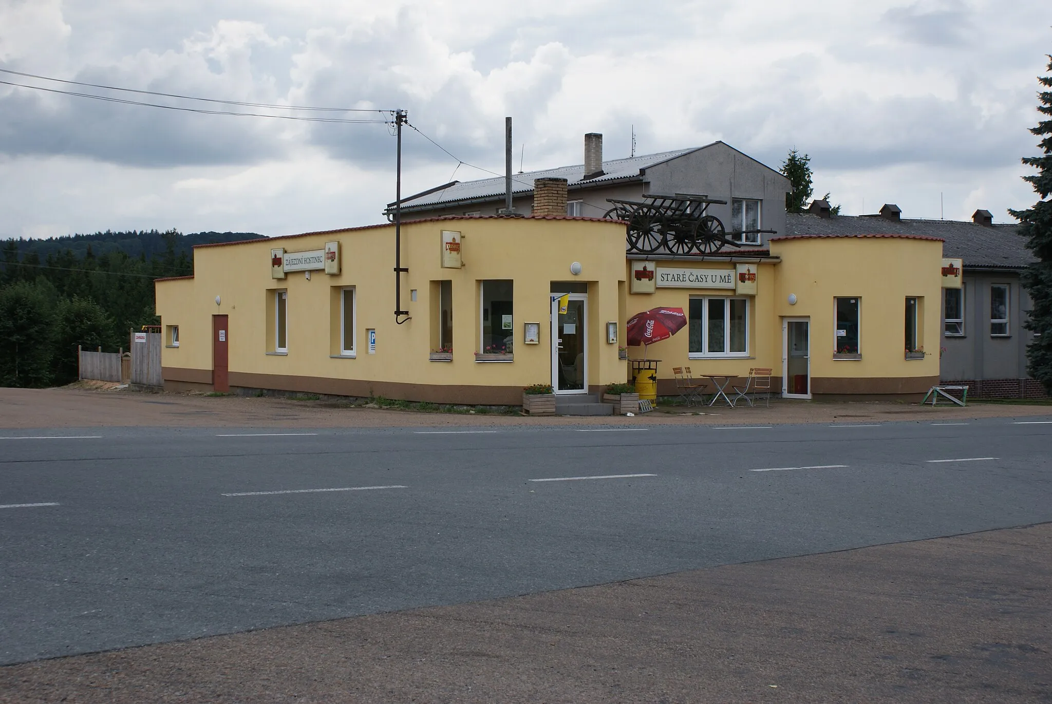 Photo showing: Borovno, Plzeň-South District, Czech Rep., a restaurant.