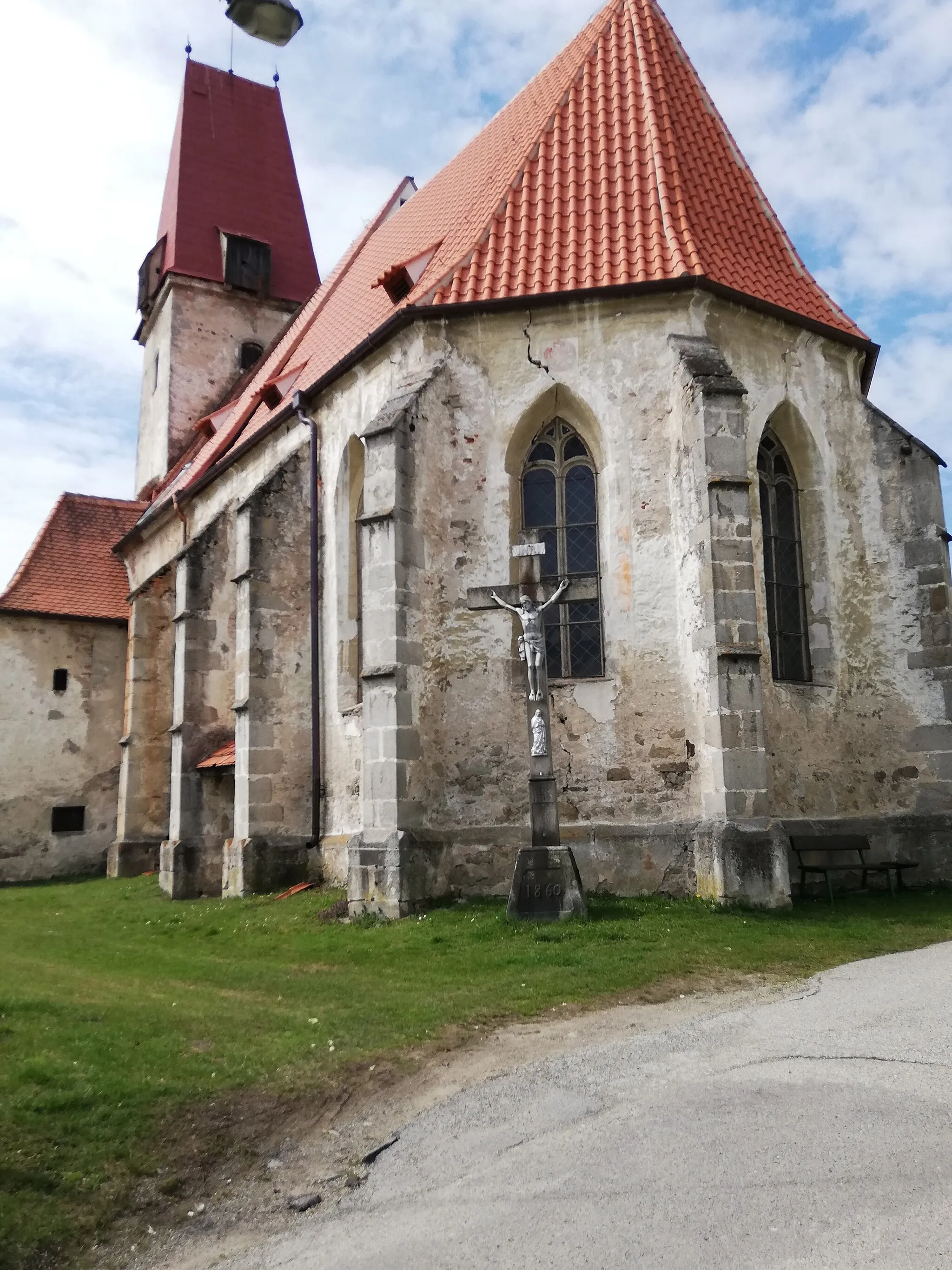 Photo showing: Rychnov nad Malší, kostel sv. Ondřeje