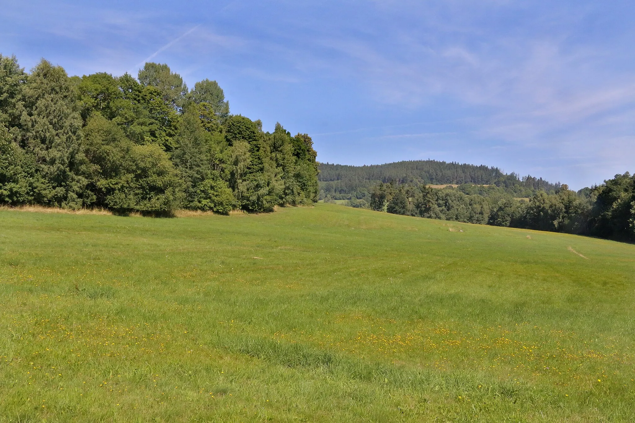 Photo showing: Landscape by Chválov, part of Drslavice, Czech Republic.