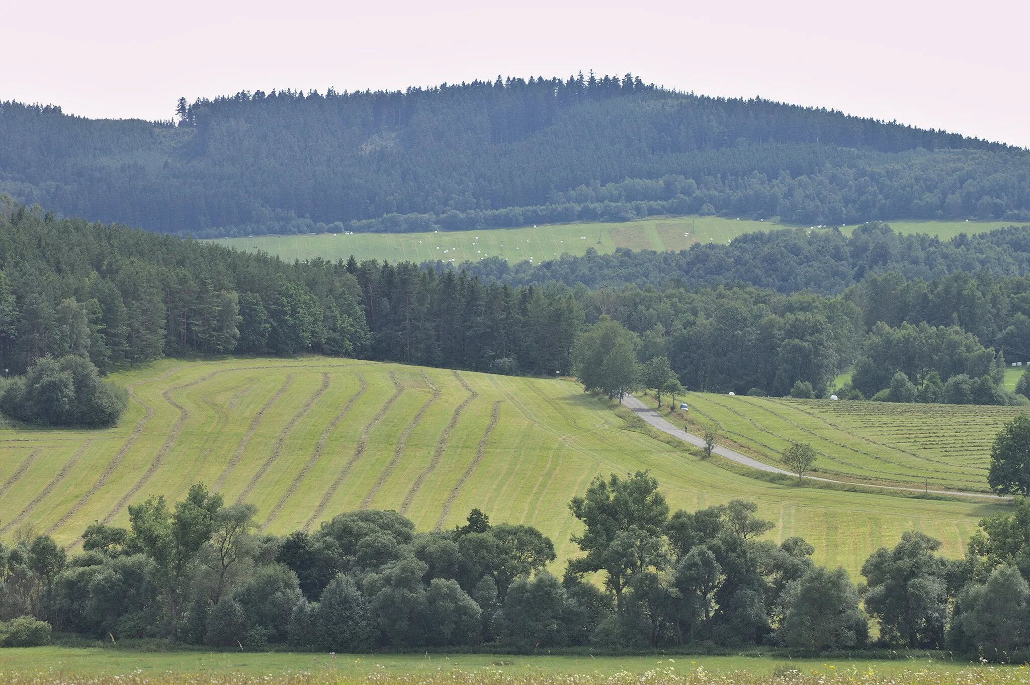 Photo showing: Countryside around Chvalšiny, South Bohemian Region, CZ