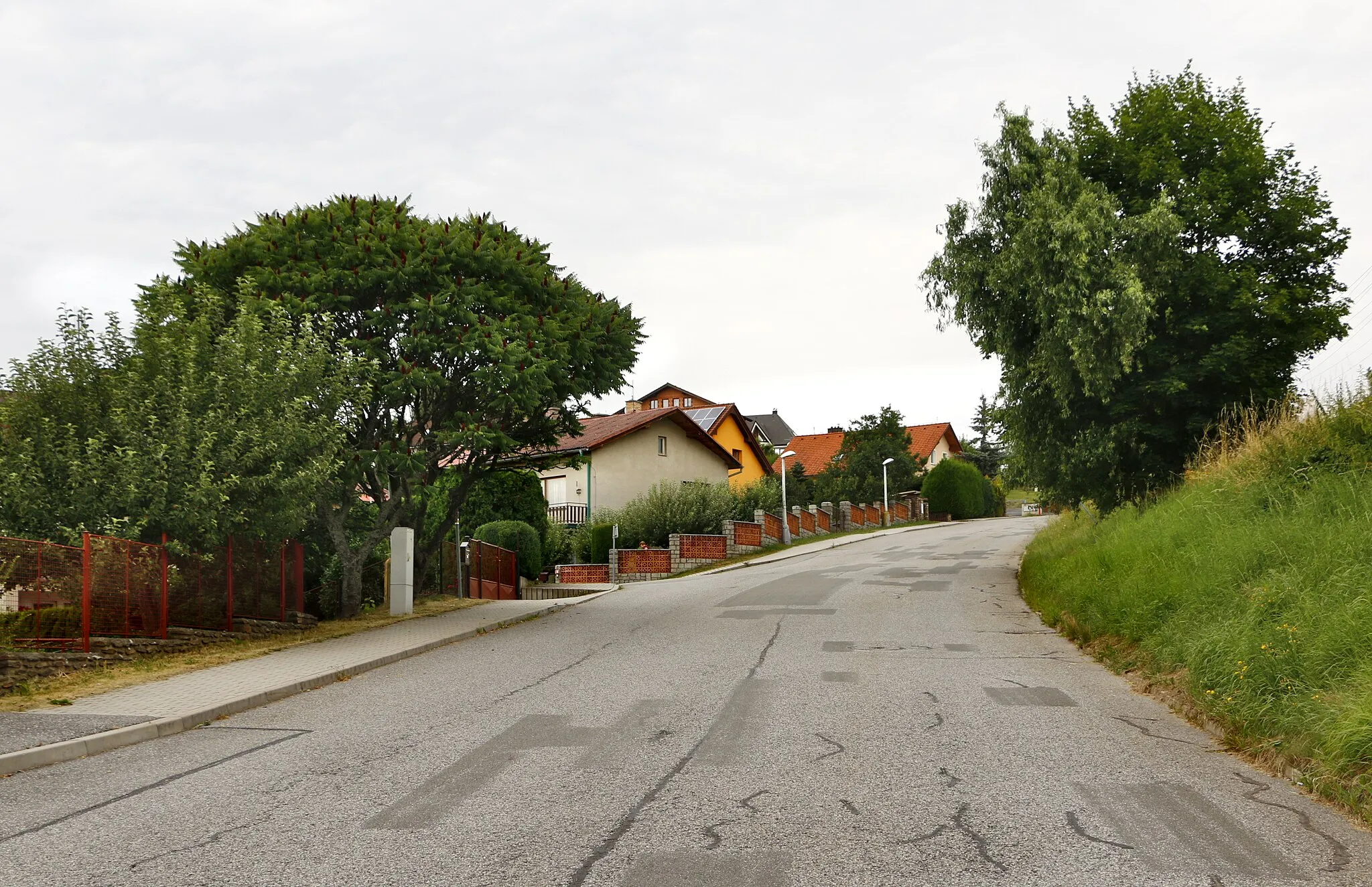 Photo showing: Družstevní street at Vimperk, Czech Republic.