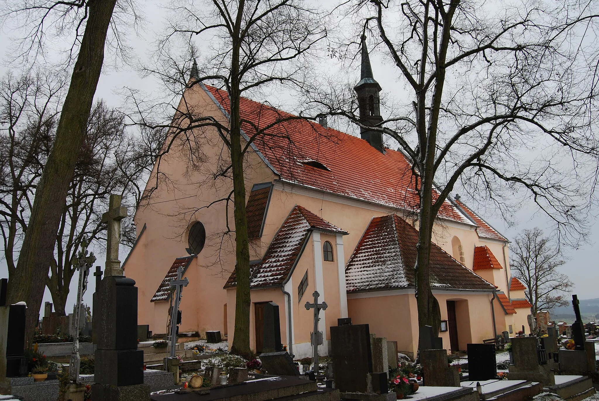Photo showing: Kostel sv. Jakuba. Čížová je obec na jihu Čech, v Jihočeském kraji. Česká republika.
