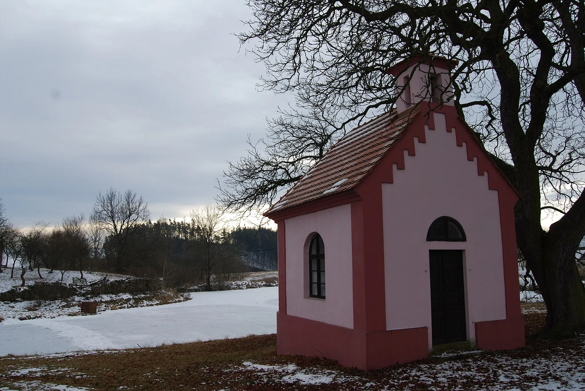 Photo showing: Drhovle village, Písek district, Czech Republic.