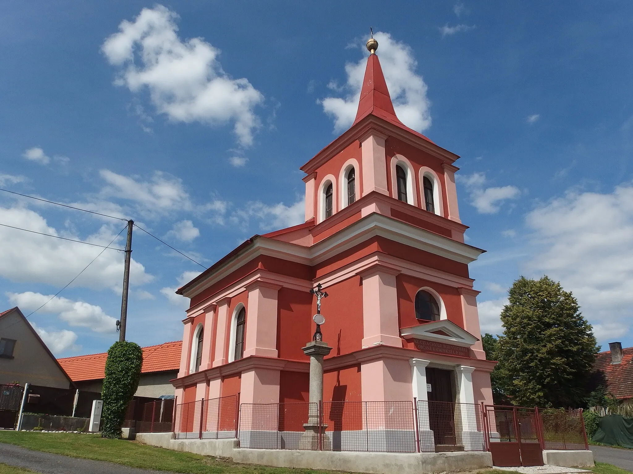 Photo showing: Radkovice (Měčín) okres Klatovy, kostelík