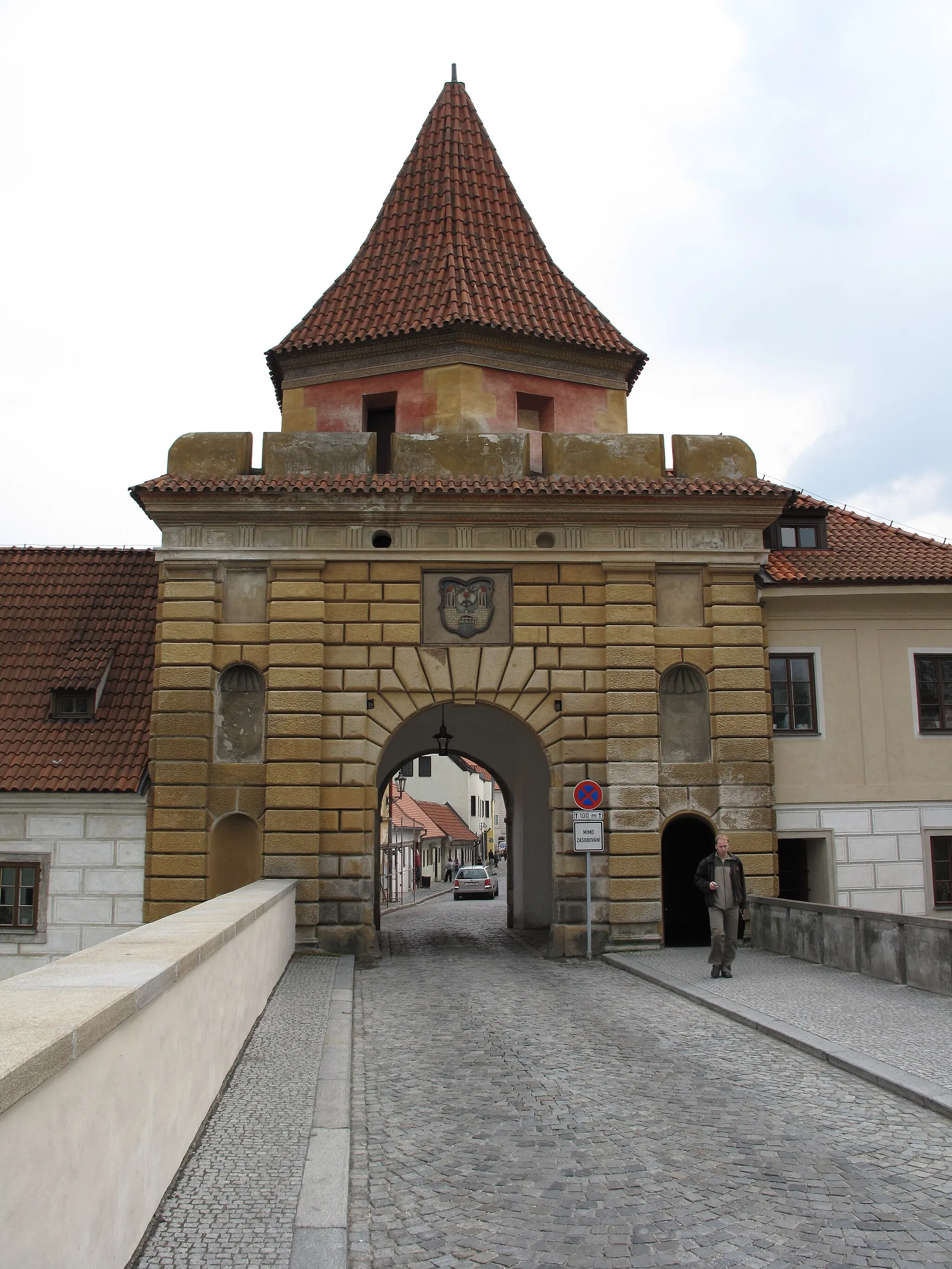 Photo showing: Latrán Street, Český Krumlov, Czech Republic.