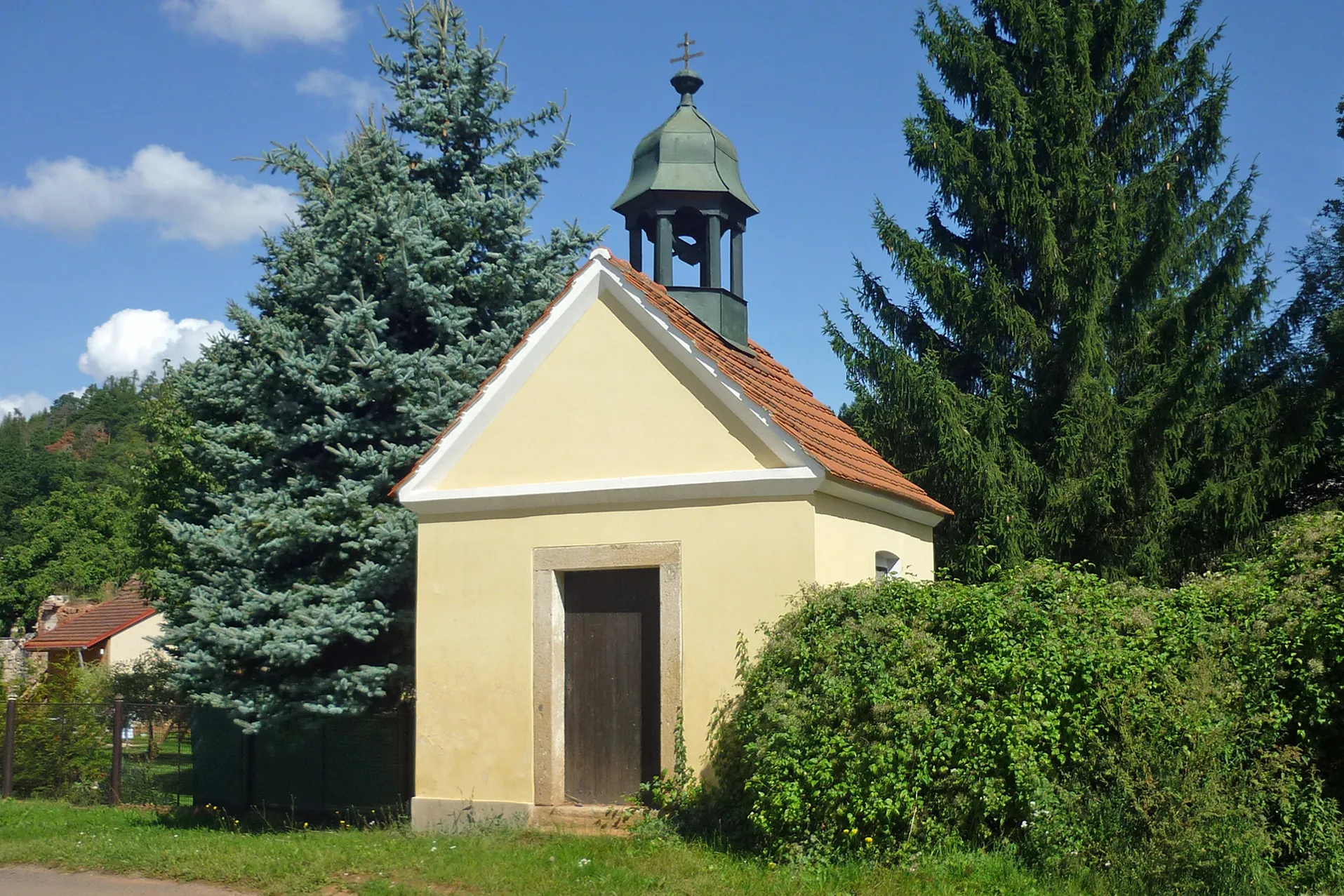 Photo showing: Kapelle in Wilkau – Vlkov, OT von Děkov, Okres Rakovník
