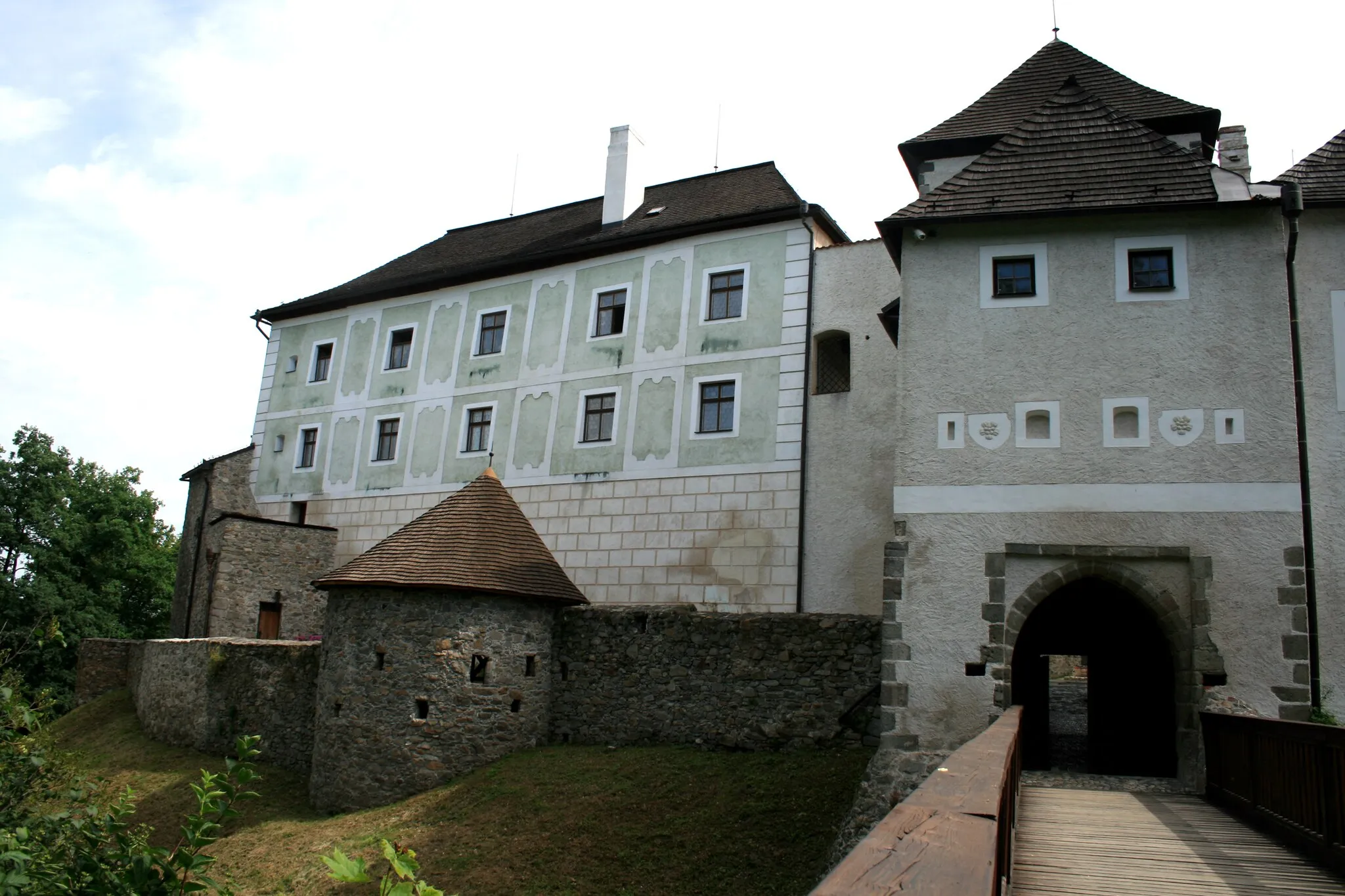 Photo showing: Old castle in Nové Hrady, South Bohemia, Czech Republic