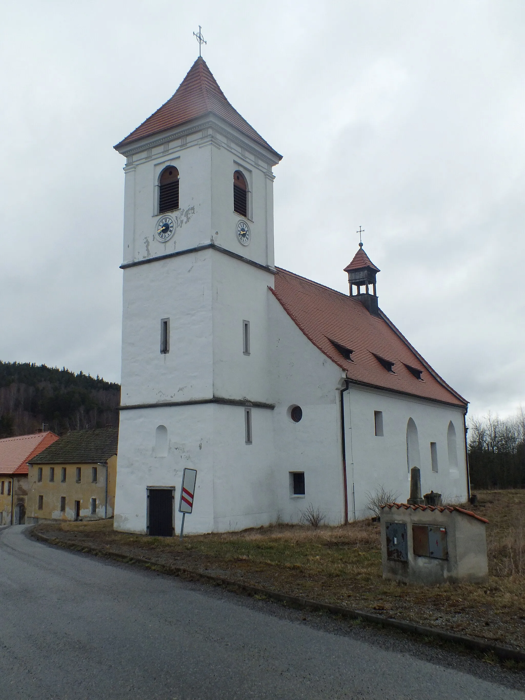 Photo showing: Polná na Šumavě - the Saint Martin church