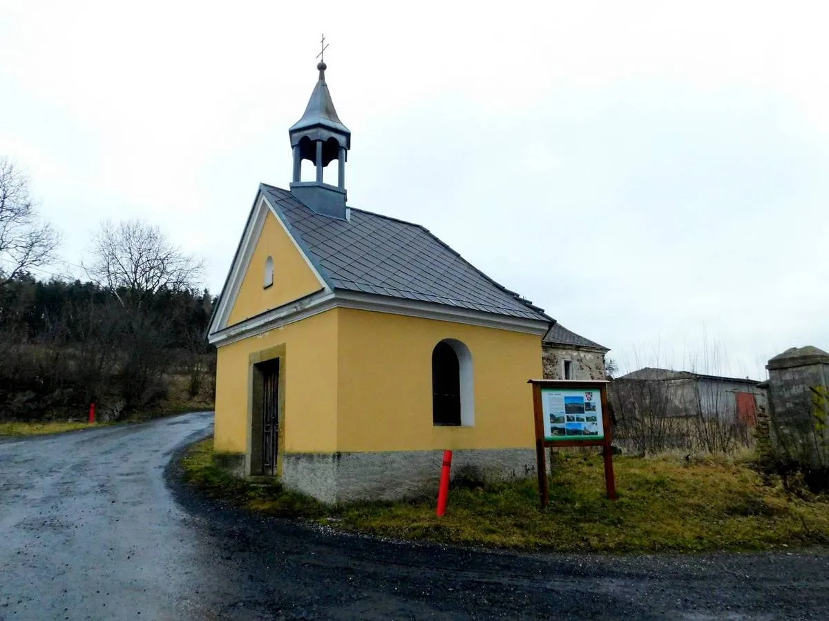 Photo showing: Chapel in Verušičky in Karlovy Vary District – entry no. 32203.