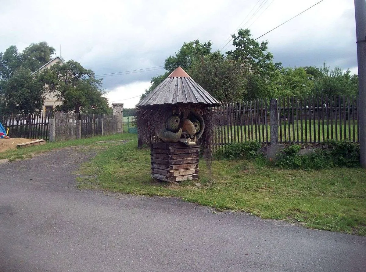 Photo showing: Sculpture in Rožmitál pod Třemšínem in Příbram District – entry no. 7196.