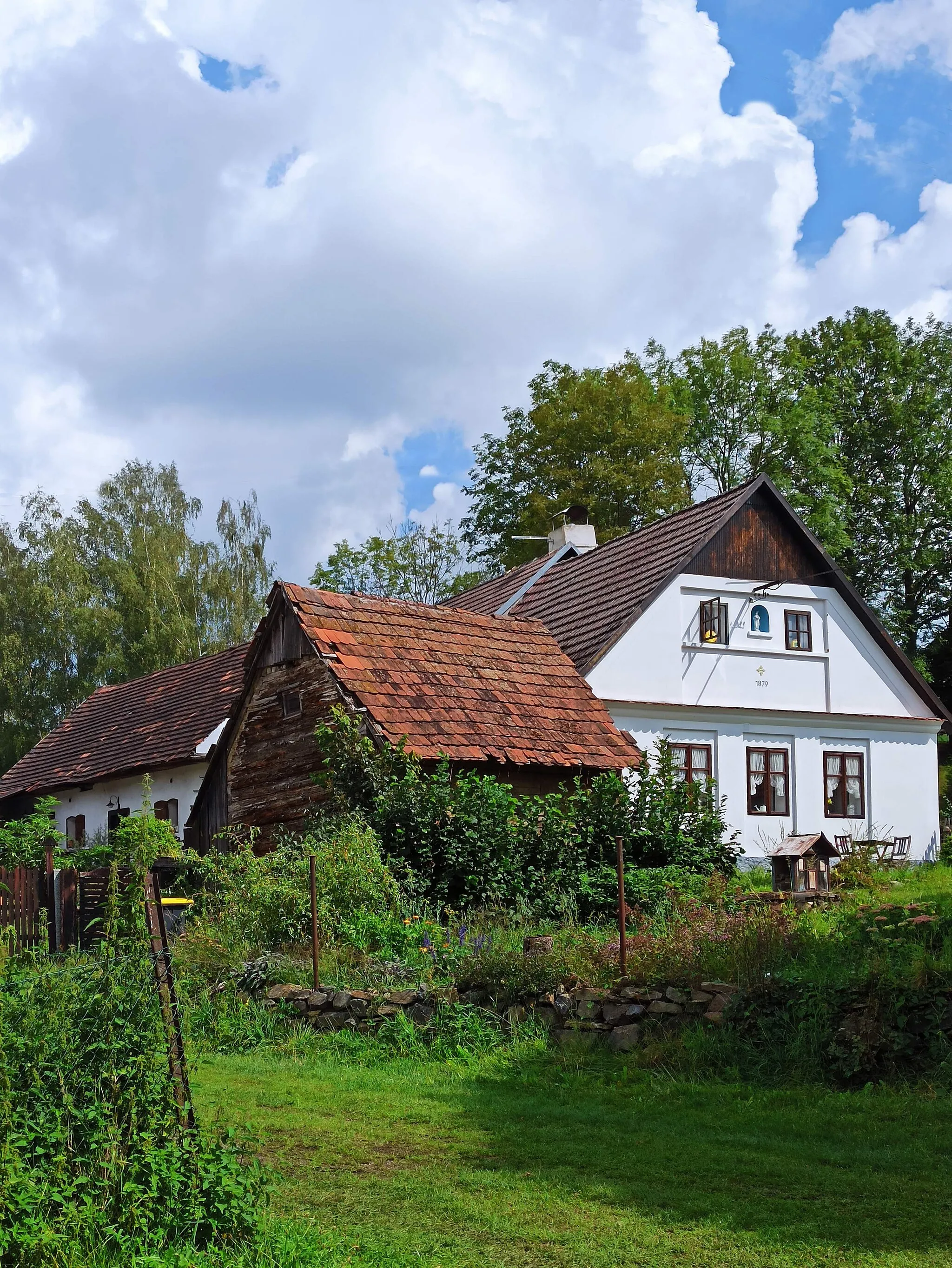 Photo showing: Country house from 1879 in Zahrádka (Čížkov)