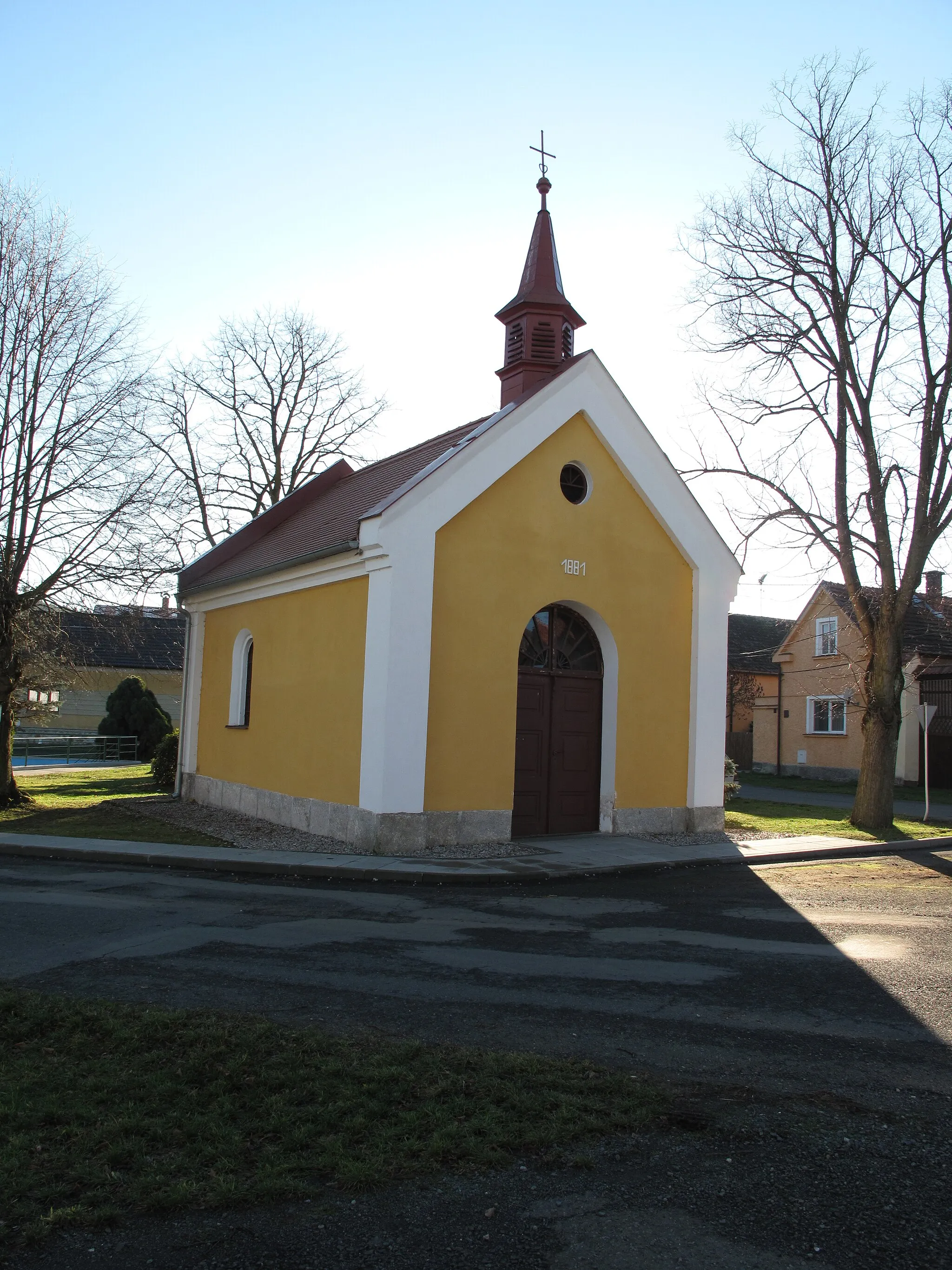 Photo showing: Chapelin Těšovice. Domažlice District, Czech Republic.