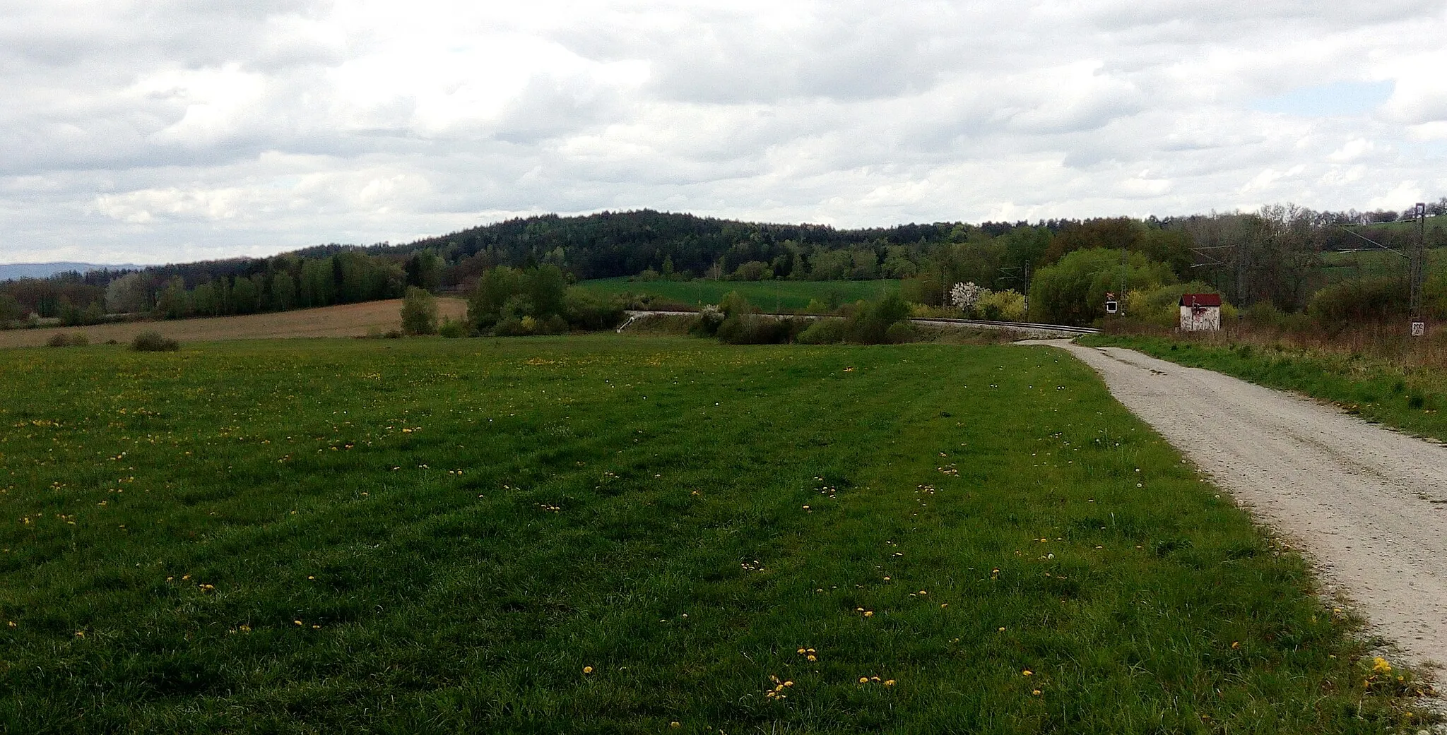 Photo showing: Chlumek (536 m), a hill in České Budějovice District, south Bohemia, Czechia