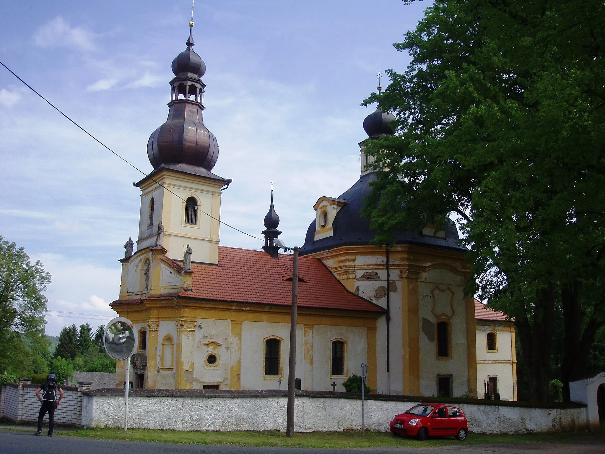 Photo showing: Kostel Sv.Jana Nepomuckého