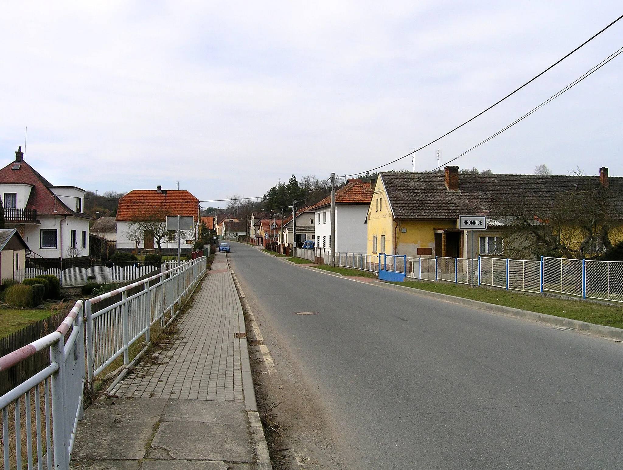 Photo showing: East part of Hromnice village, Czech Republic