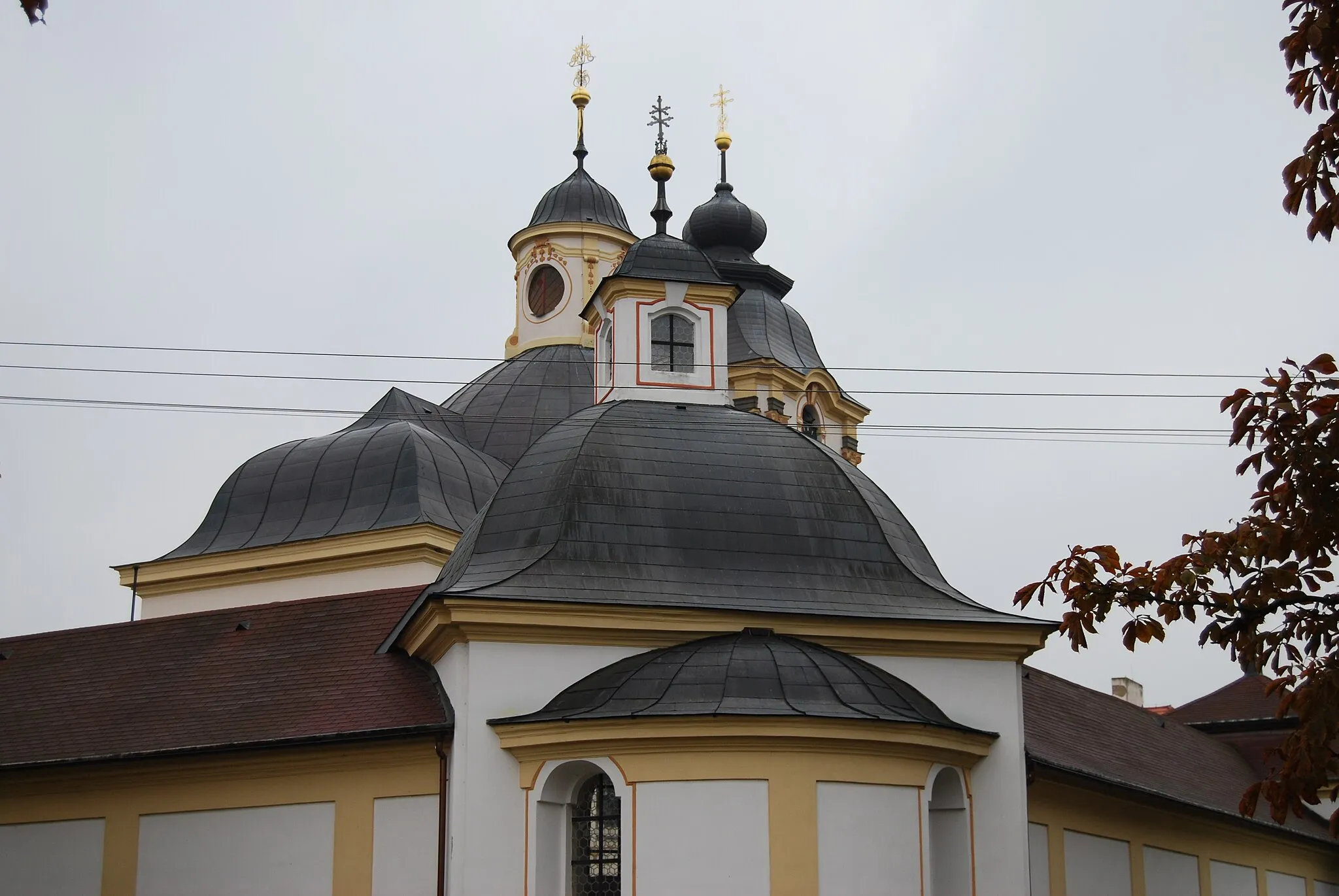 Photo showing: Kostel Jména Panny Marie. Celkový pohled. Sepekov. Okres Písek. Česko.