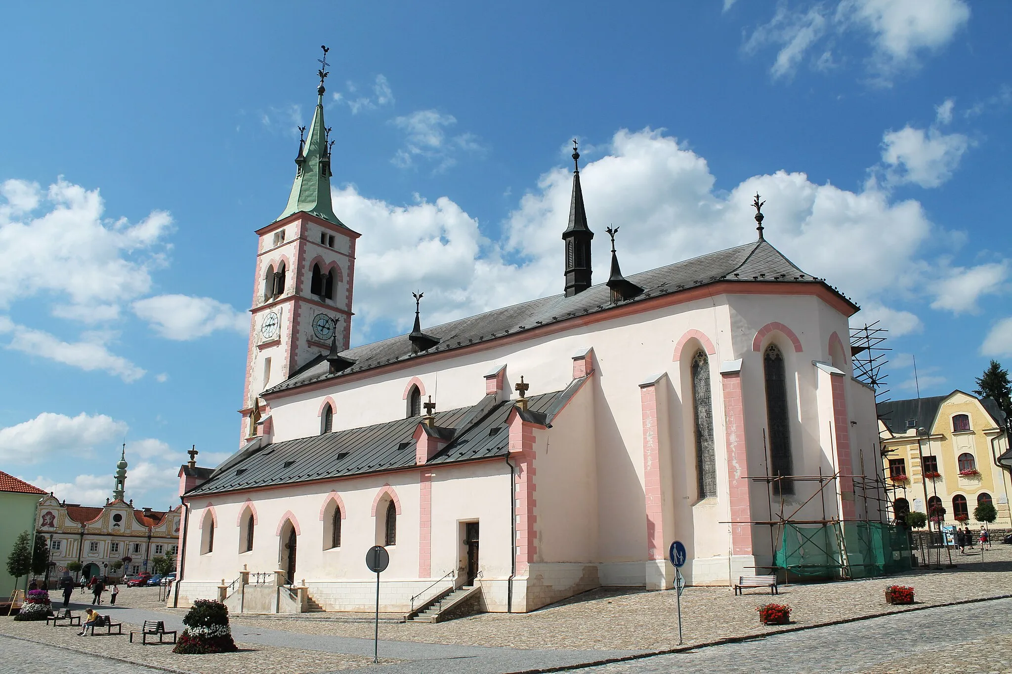 Photo showing: Church of Saint Margaret, Kašperské Hory, Klatovy District, Czech Republic