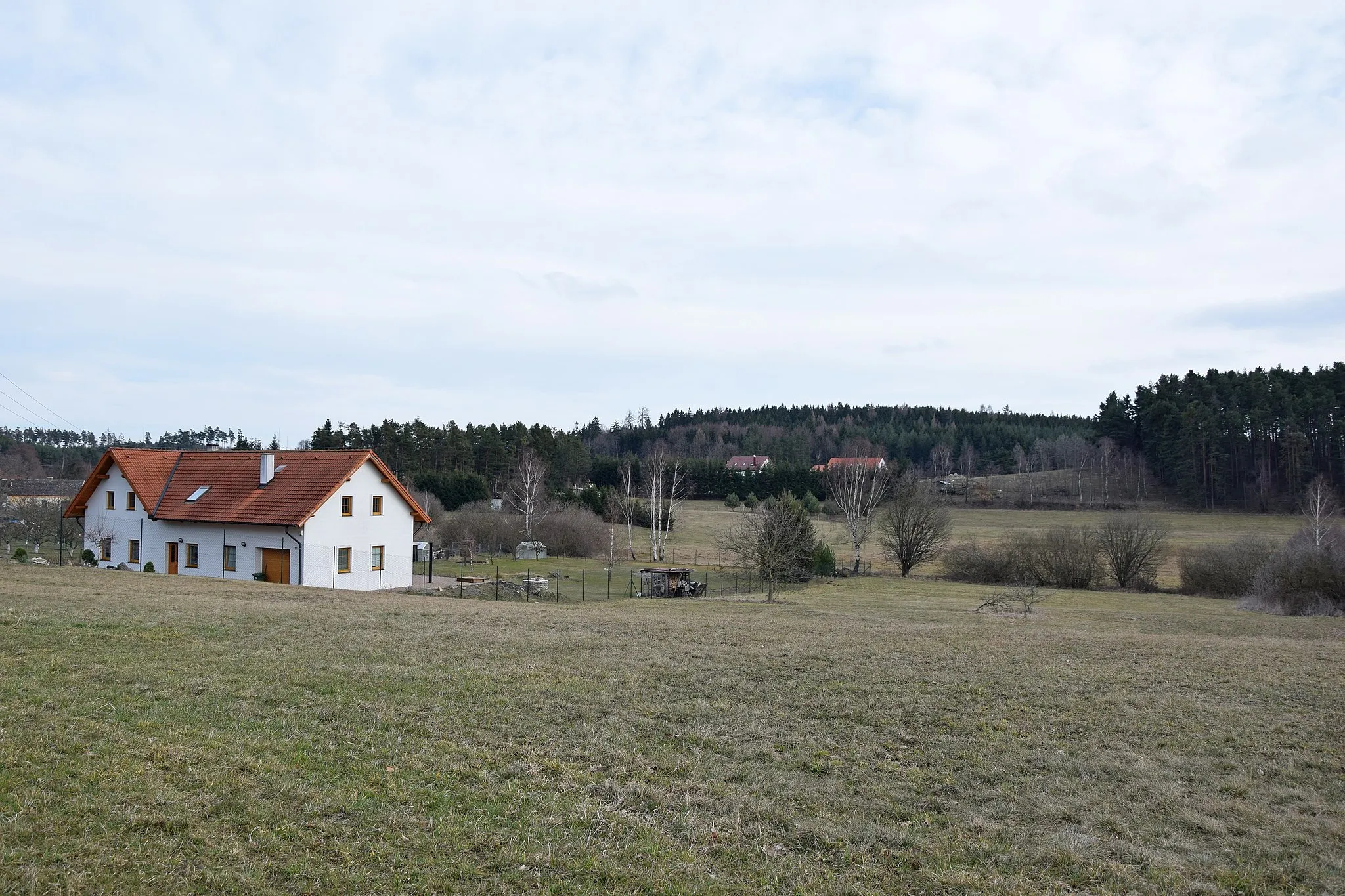 Photo showing: The village of Hradce, České Budějovice district, the Czech Republic.