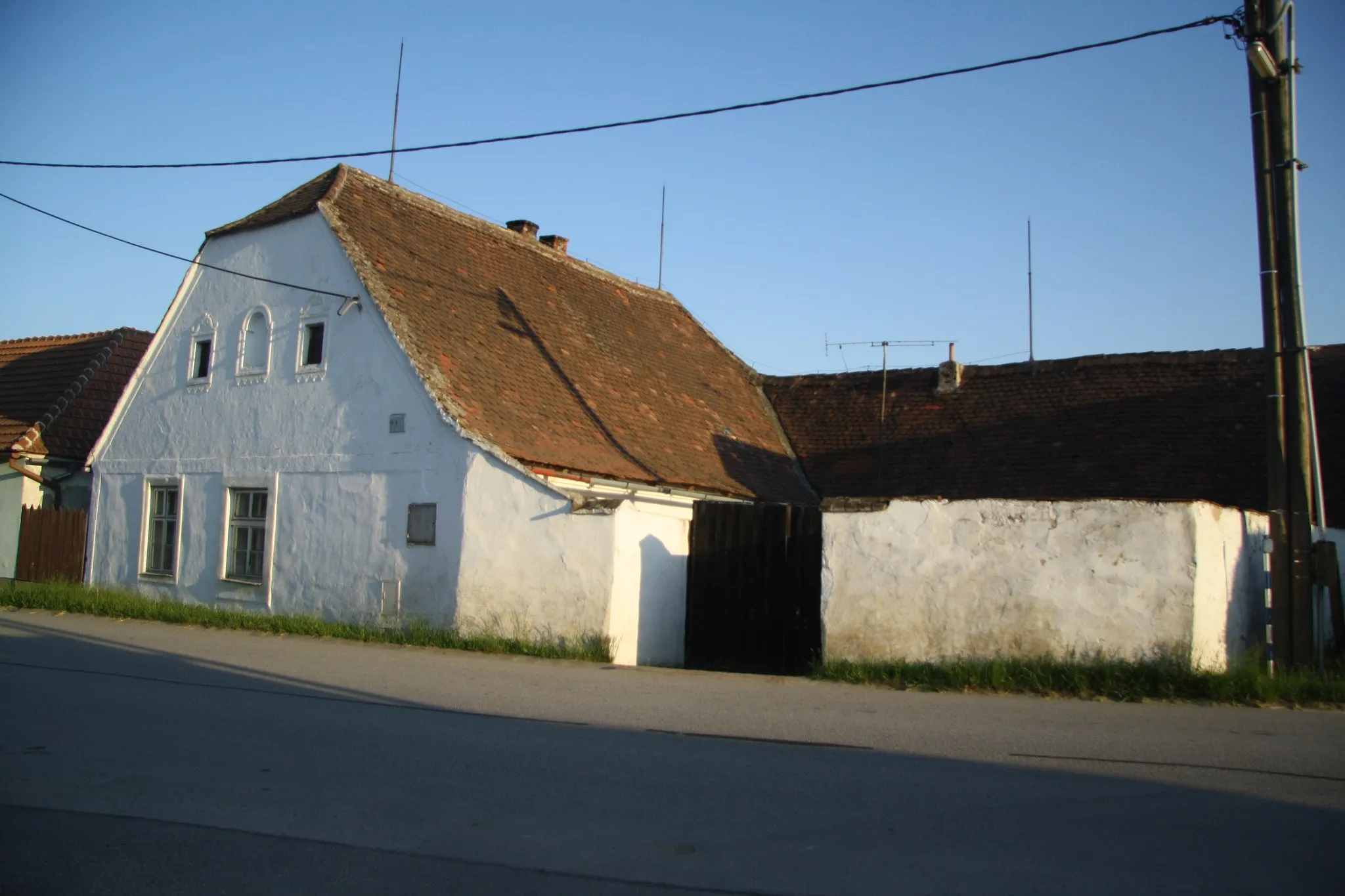 Photo showing: Cultural monument house Dešov 30 in Dešov, Třebíč District.