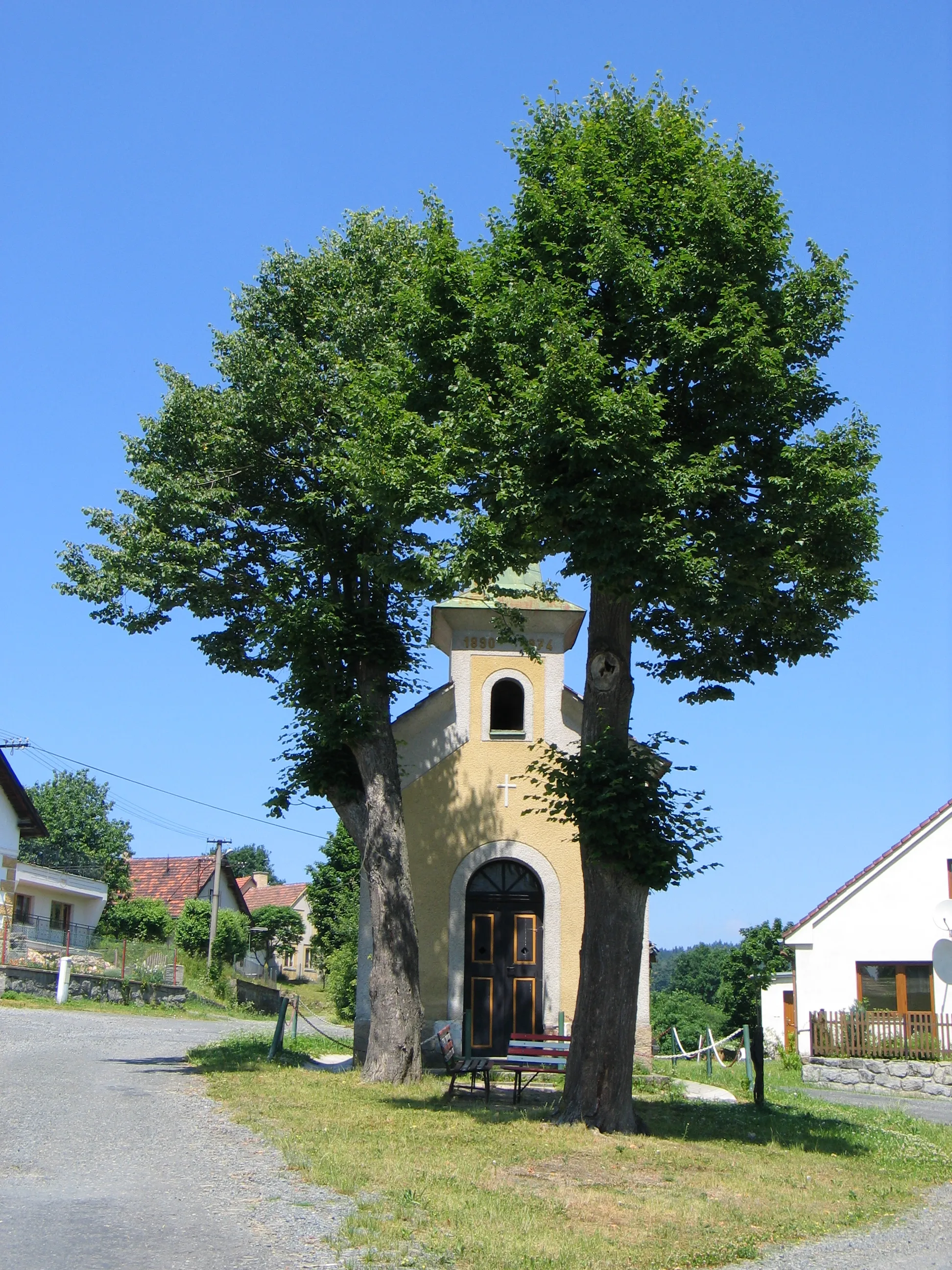 Photo showing: Čmelíny - village of western Bohemia