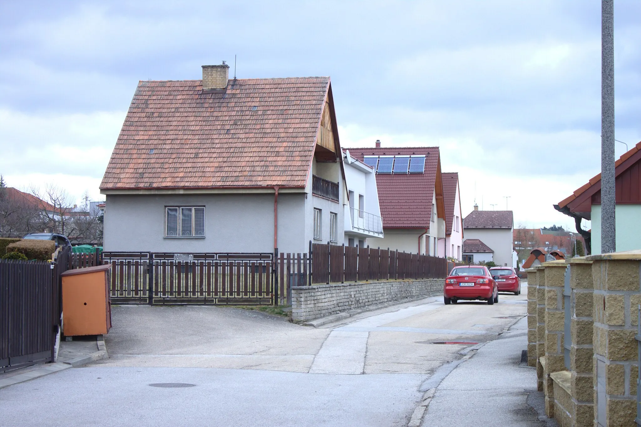 Photo showing: Domy ve vesnici Domoradice